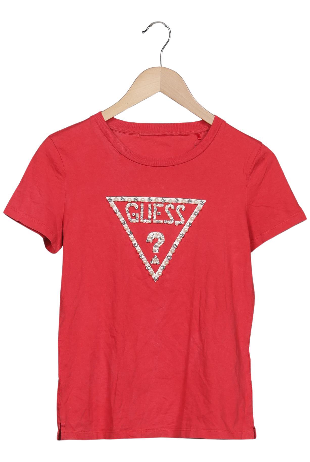 

Guess Damen T-Shirt, rot, Gr. 36