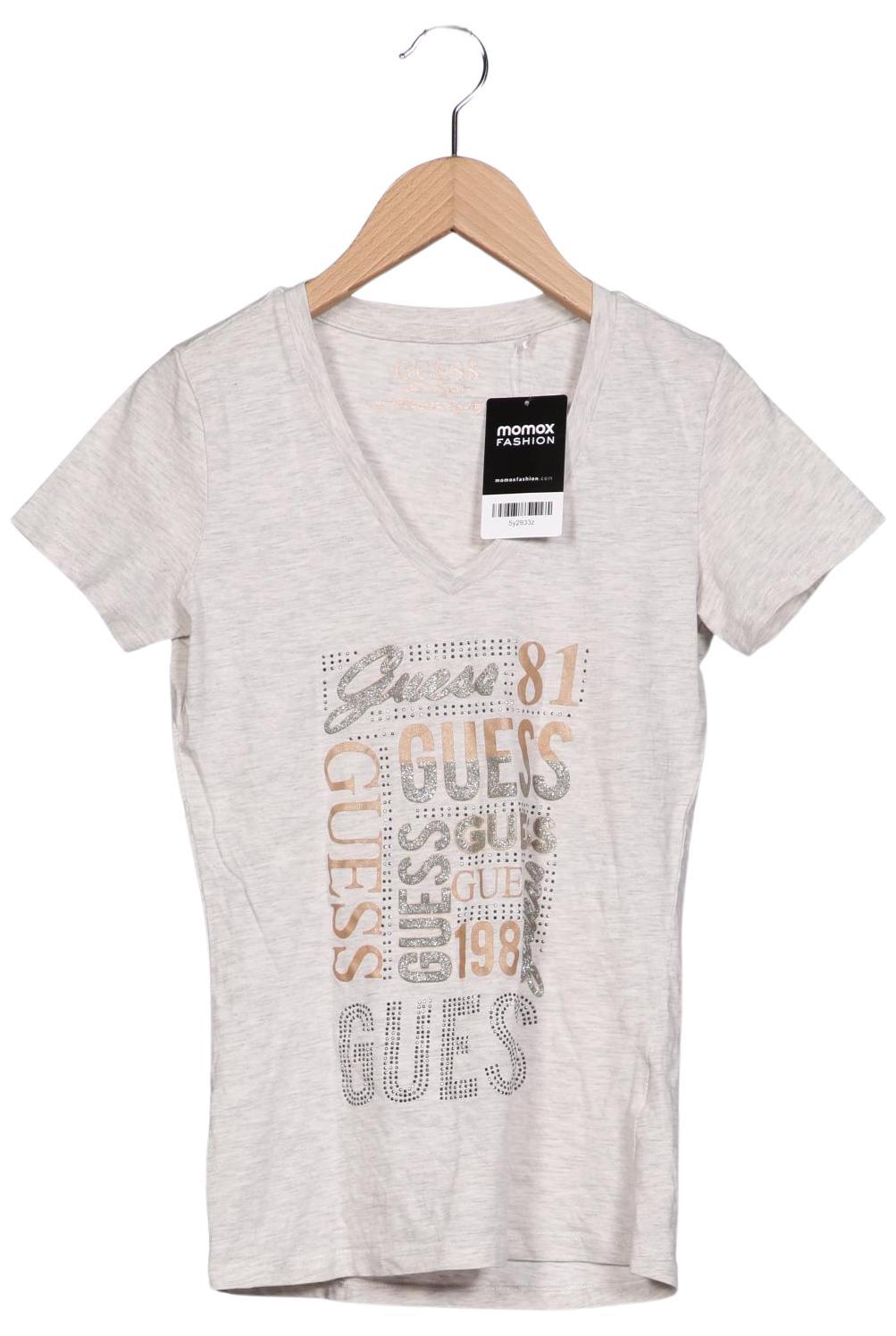 

Guess Damen T-Shirt, grau, Gr. 34