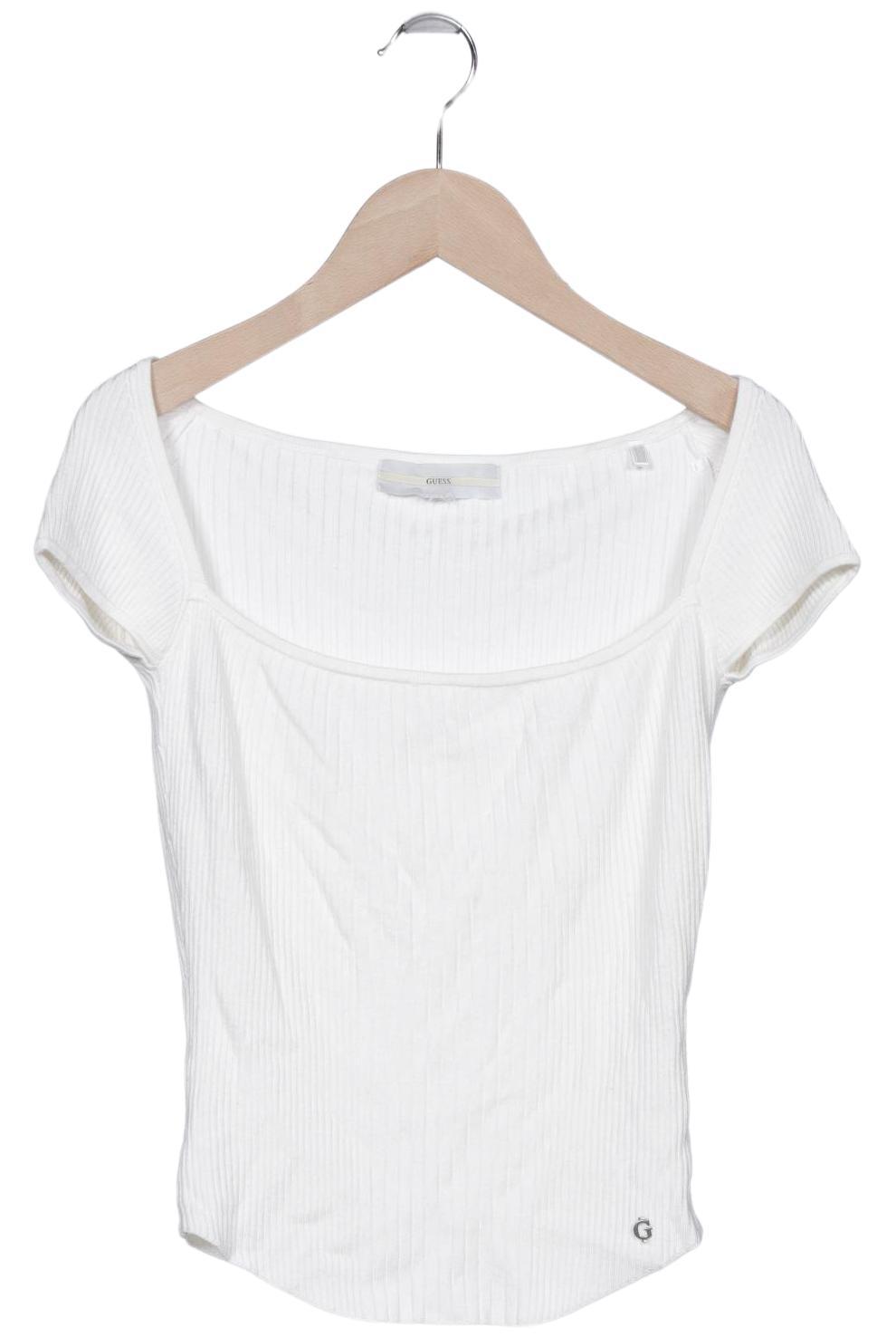 

Guess Damen T-Shirt, cremeweiß, Gr. 34