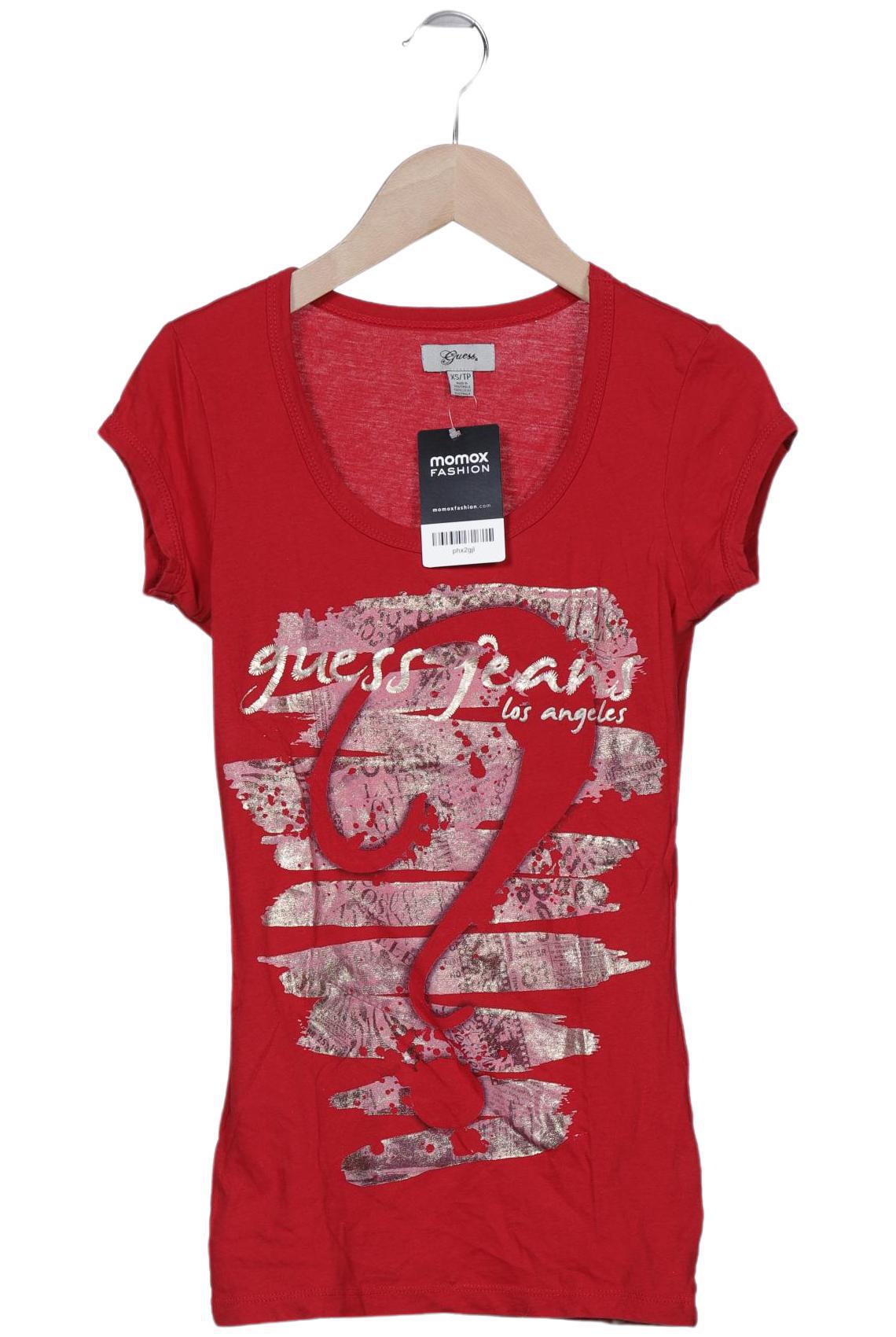 

Guess Damen T-Shirt, rot, Gr. 34