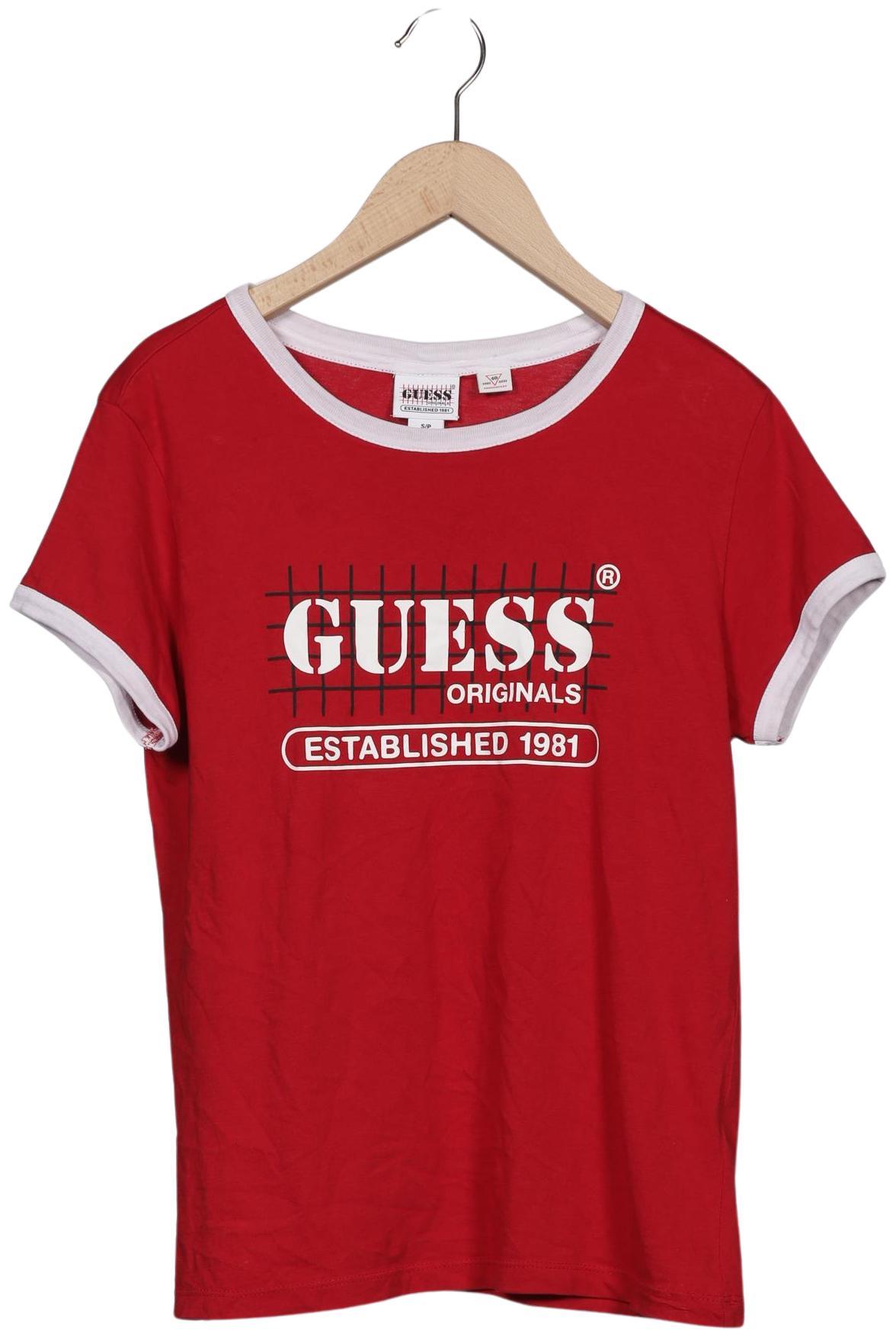 

Guess Damen T-Shirt, rot, Gr. 36
