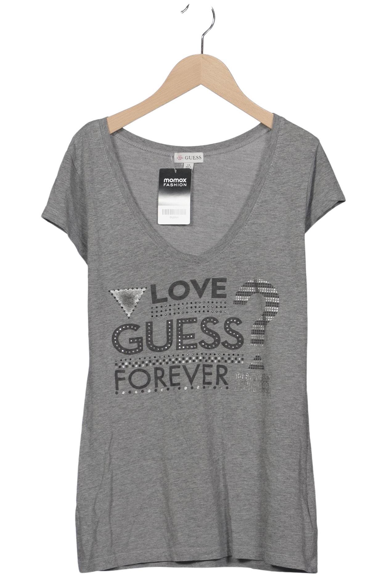 

Guess Damen T-Shirt, grau, Gr. 42