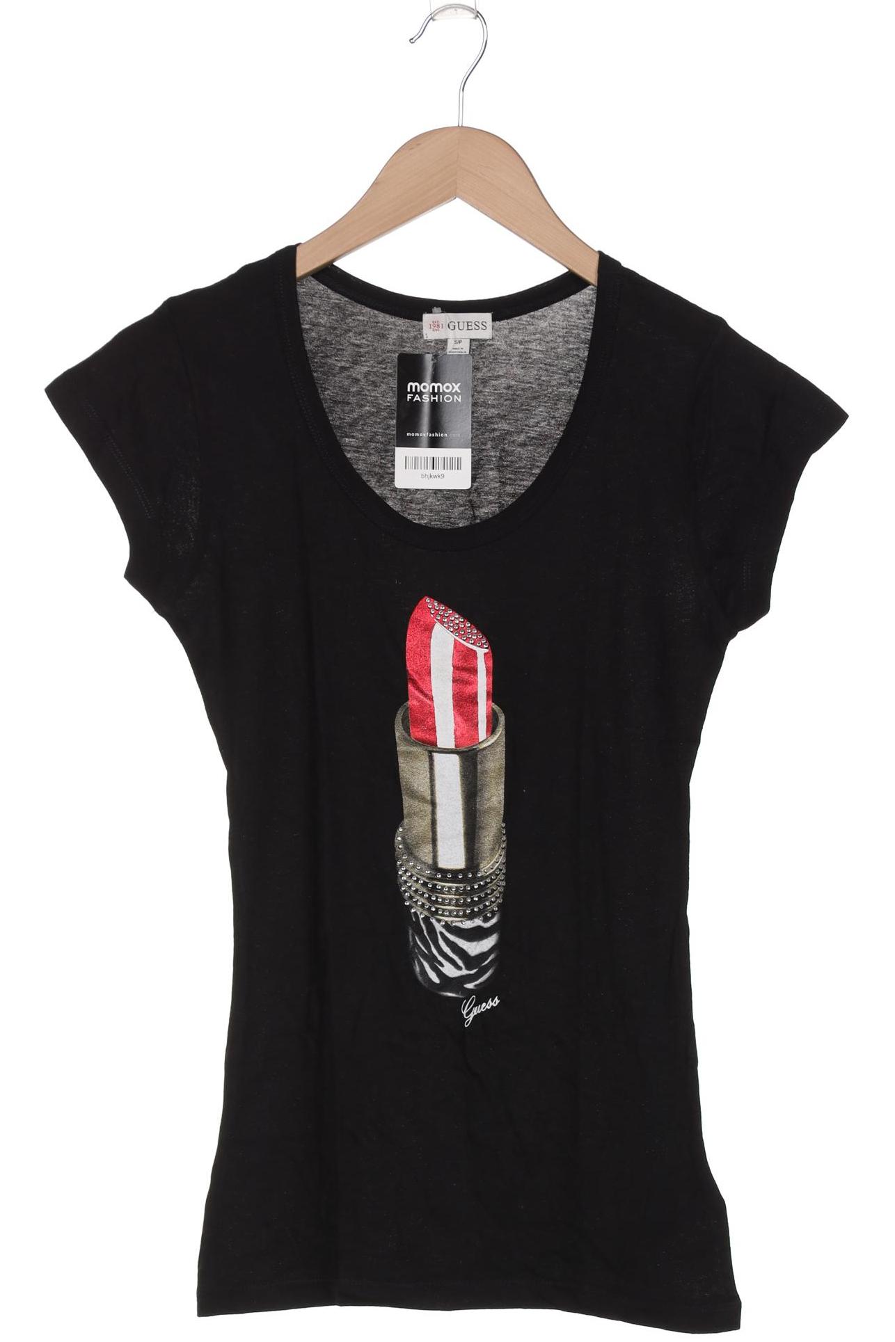 

Guess Damen T-Shirt, schwarz, Gr. 36