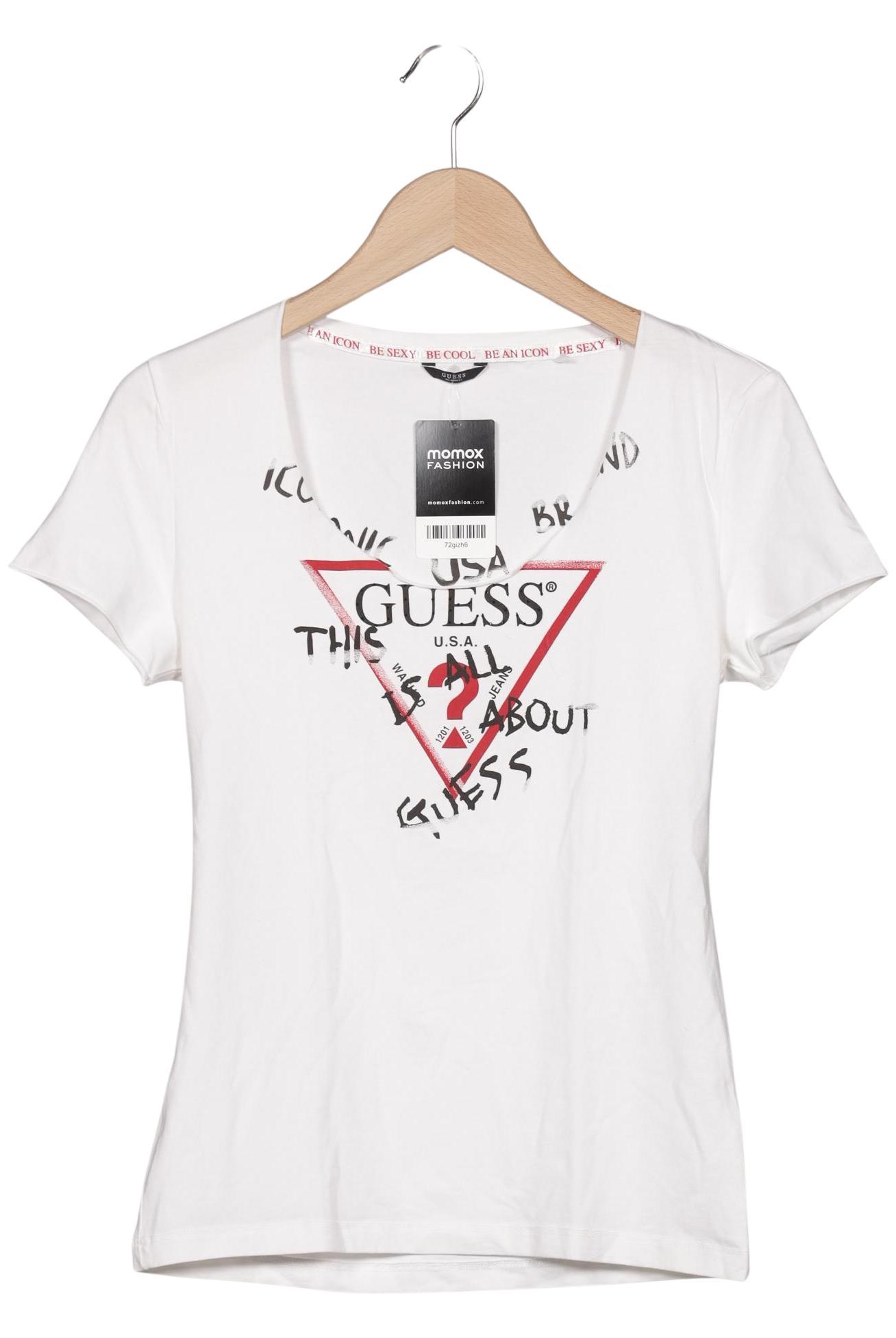 

Guess Damen T-Shirt, weiß, Gr. 38