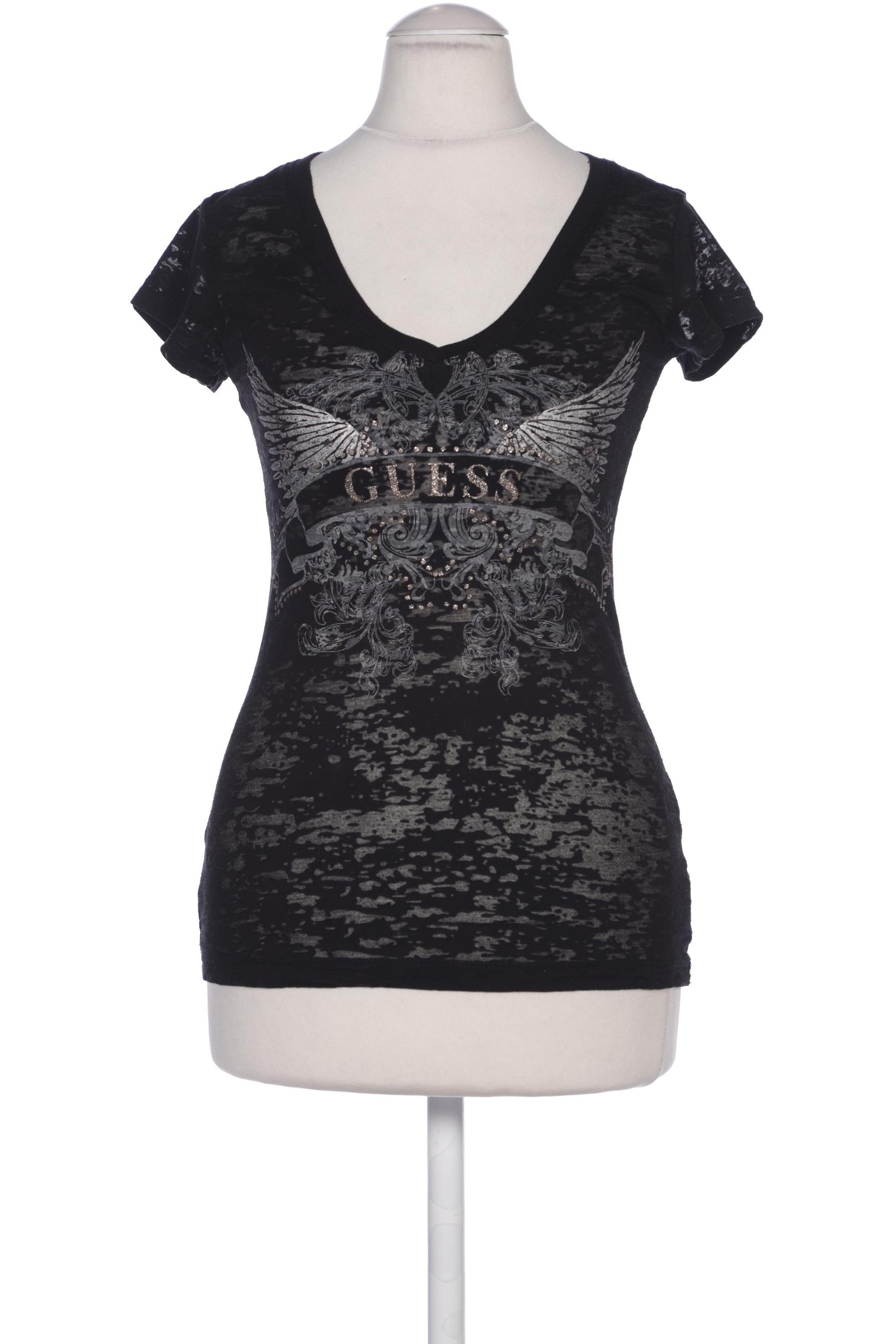 

Guess Damen T-Shirt, schwarz, Gr. 34
