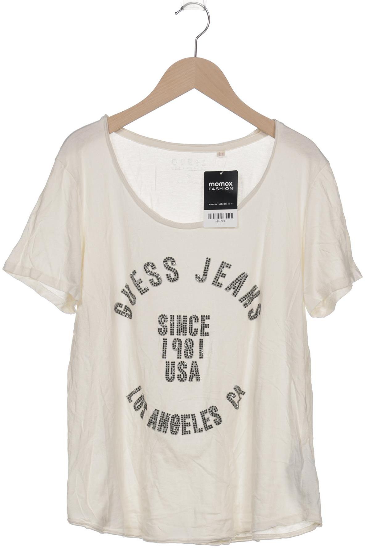 

Guess Damen T-Shirt, cremeweiß, Gr. 38