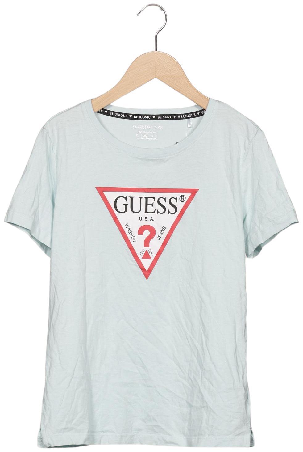 

Guess Damen T-Shirt, hellblau, Gr. 42