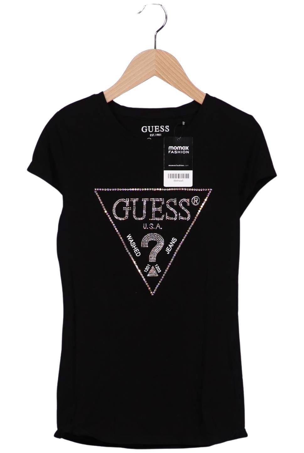 

Guess Damen T-Shirt, schwarz, Gr. 40