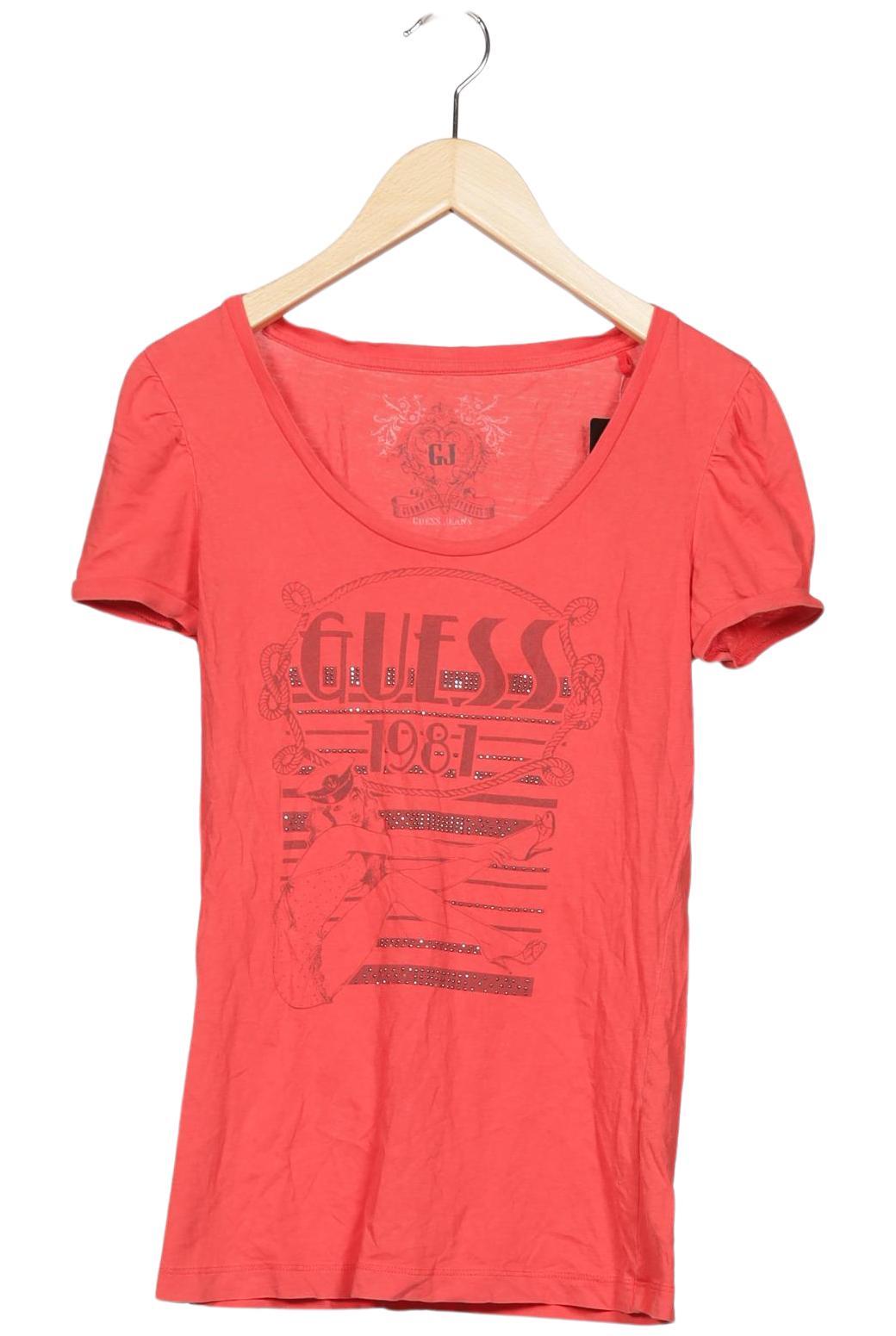

Guess Damen T-Shirt, rot, Gr. 36