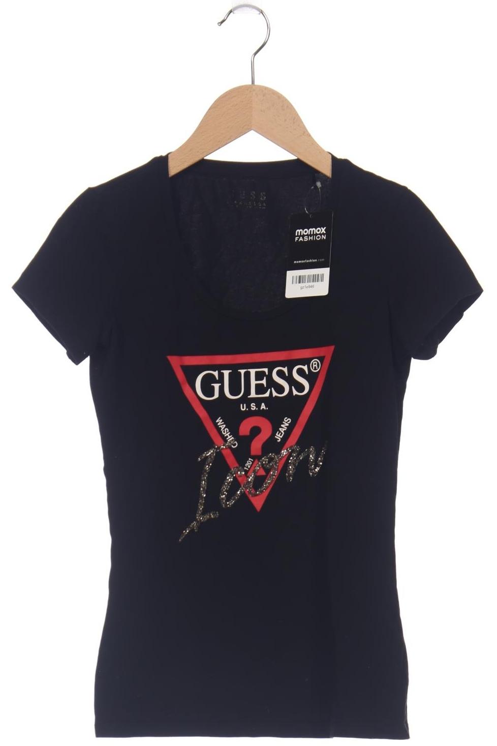 

Guess Damen T-Shirt, schwarz, Gr. 34
