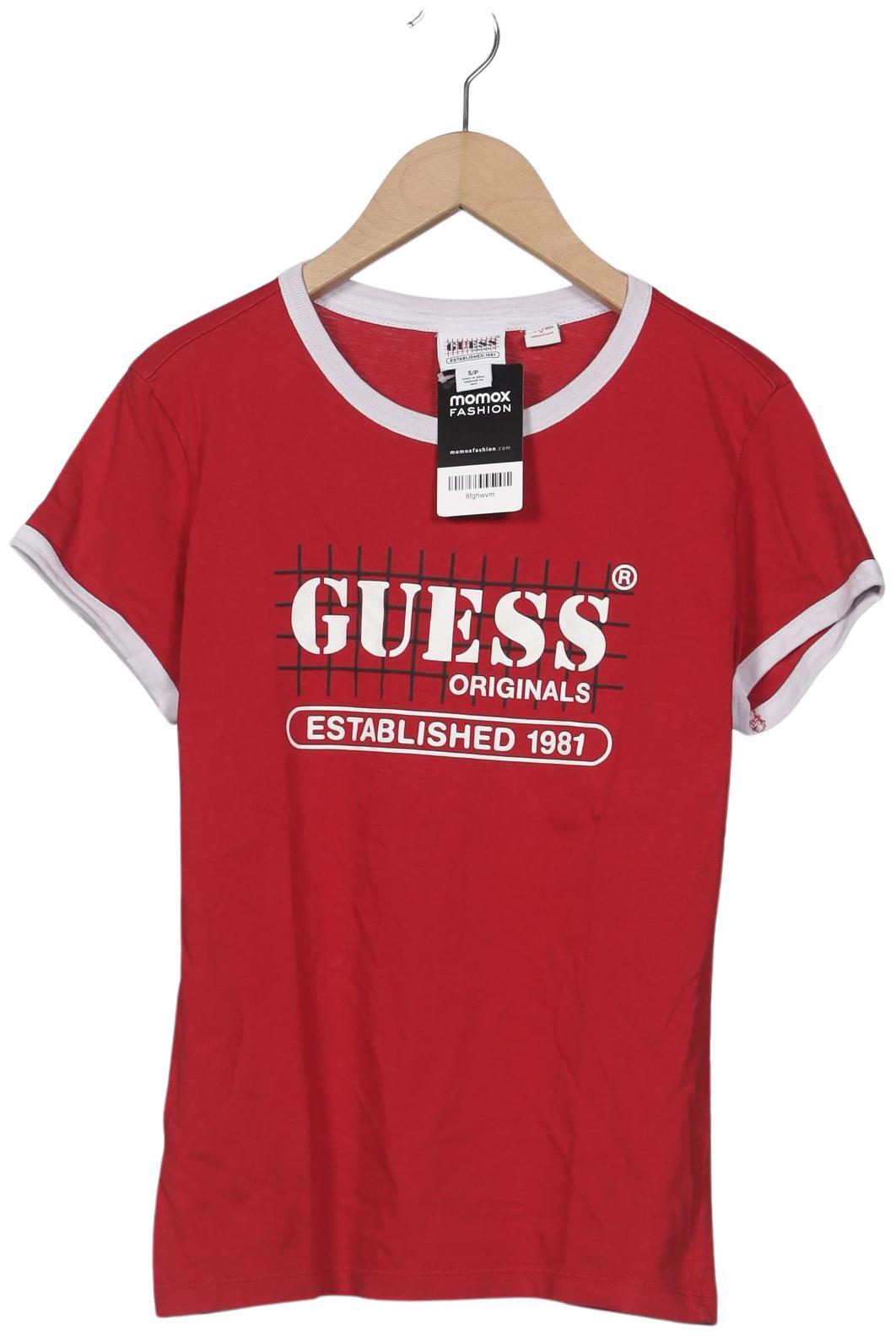 

Guess Damen T-Shirt, rot, Gr. 36