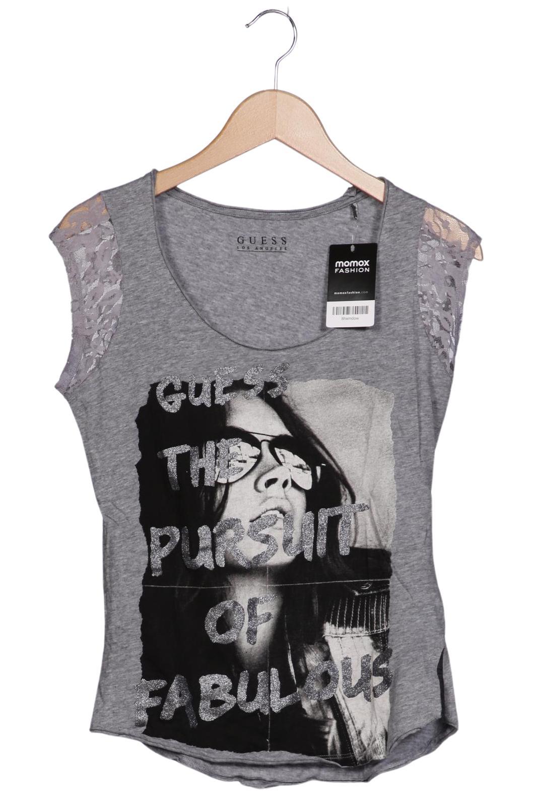 

Guess Damen T-Shirt, grau, Gr. 34