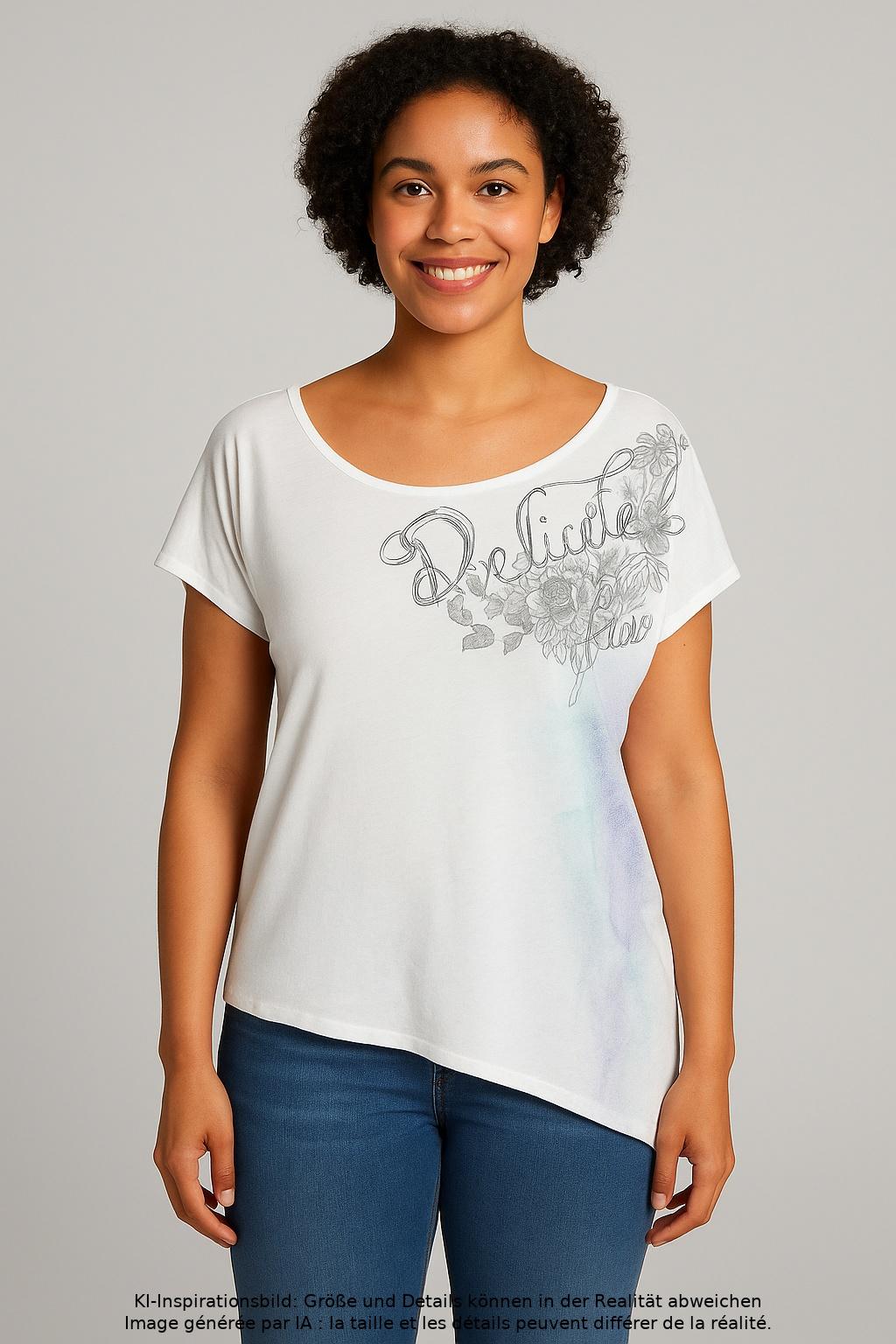 

Guess Damen T-Shirt, weiß, Gr. 36