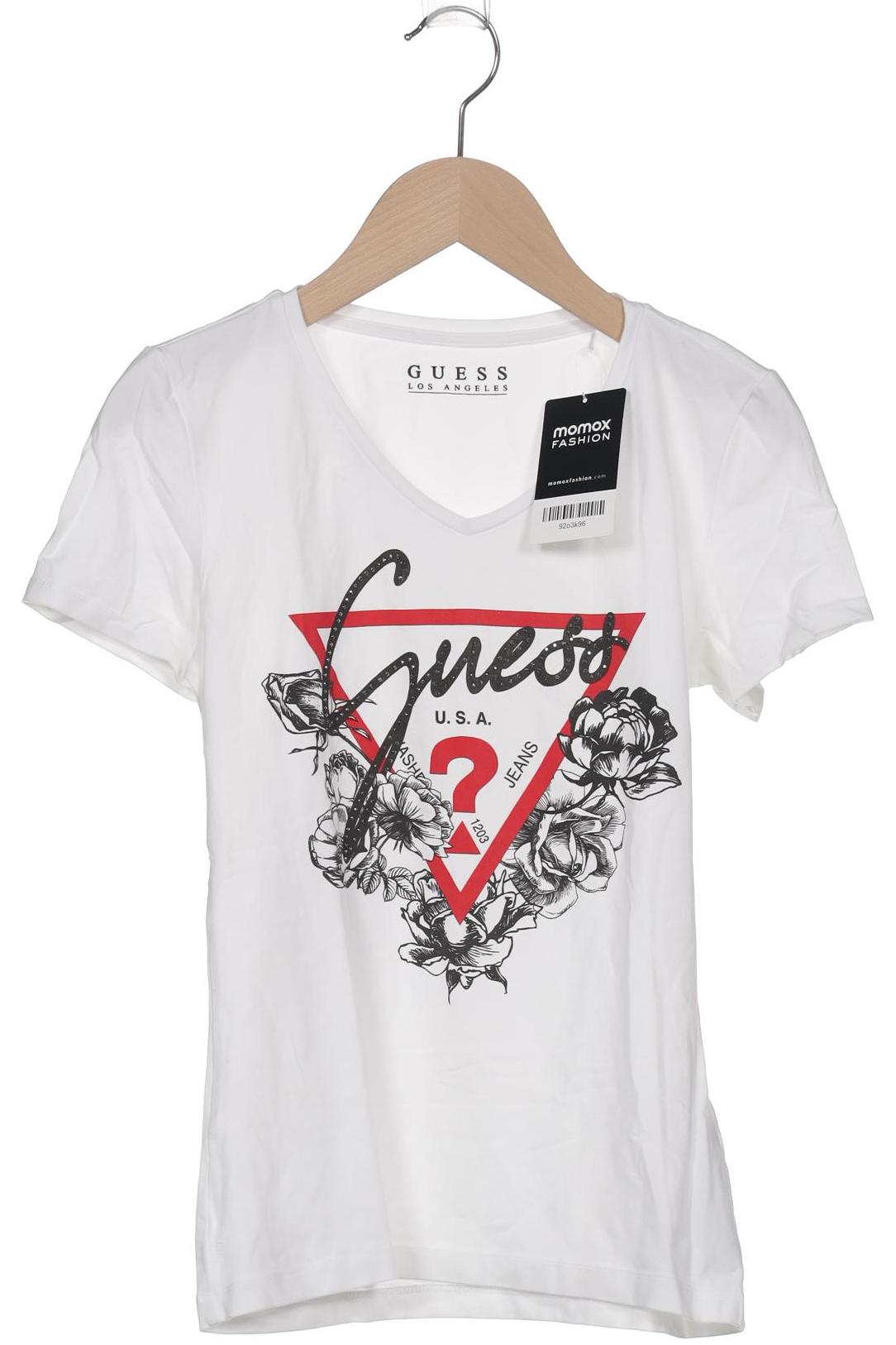 

Guess Damen T-Shirt, weiß, Gr. 40