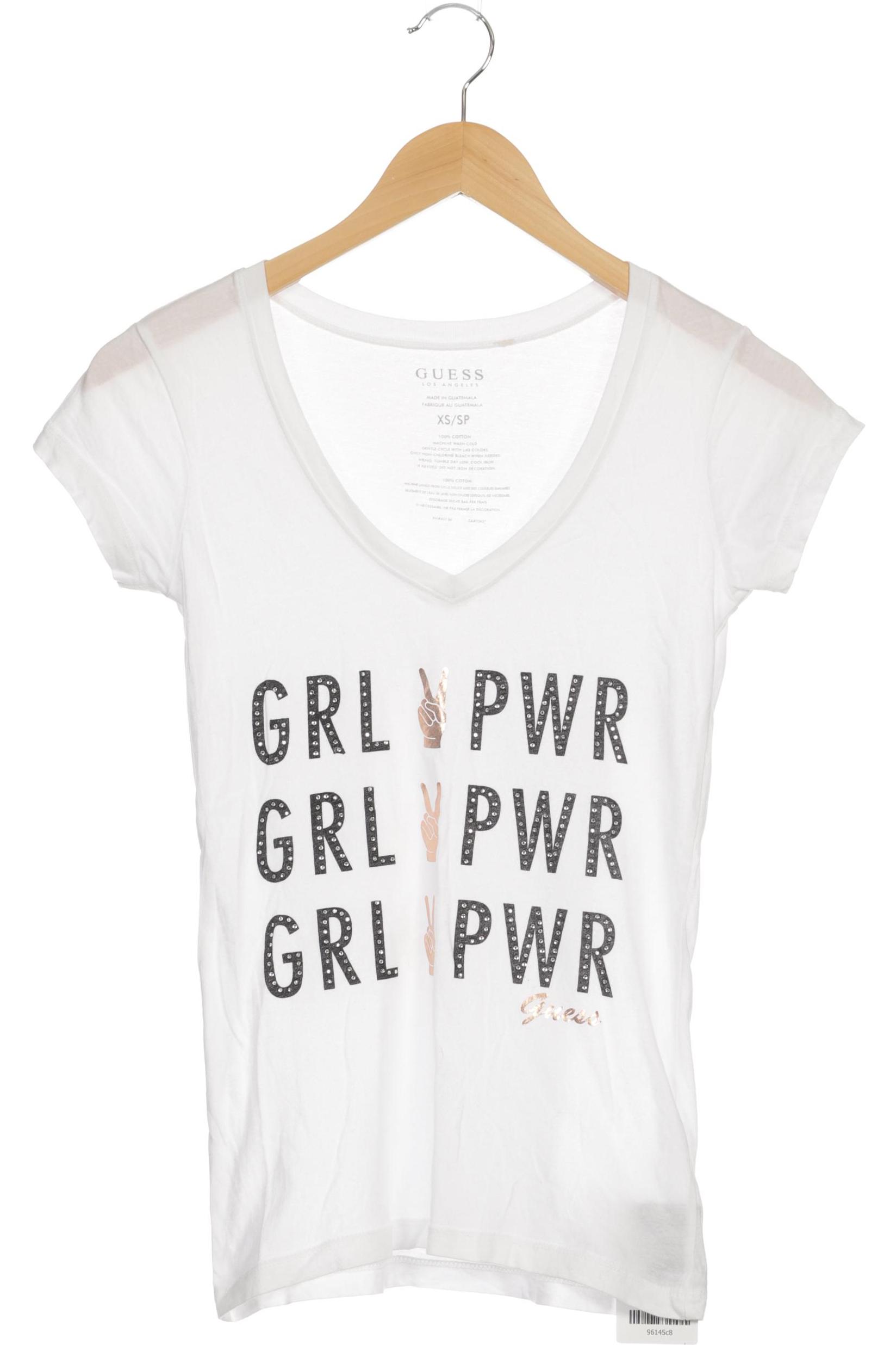 

Guess Damen T-Shirt, weiß, Gr.