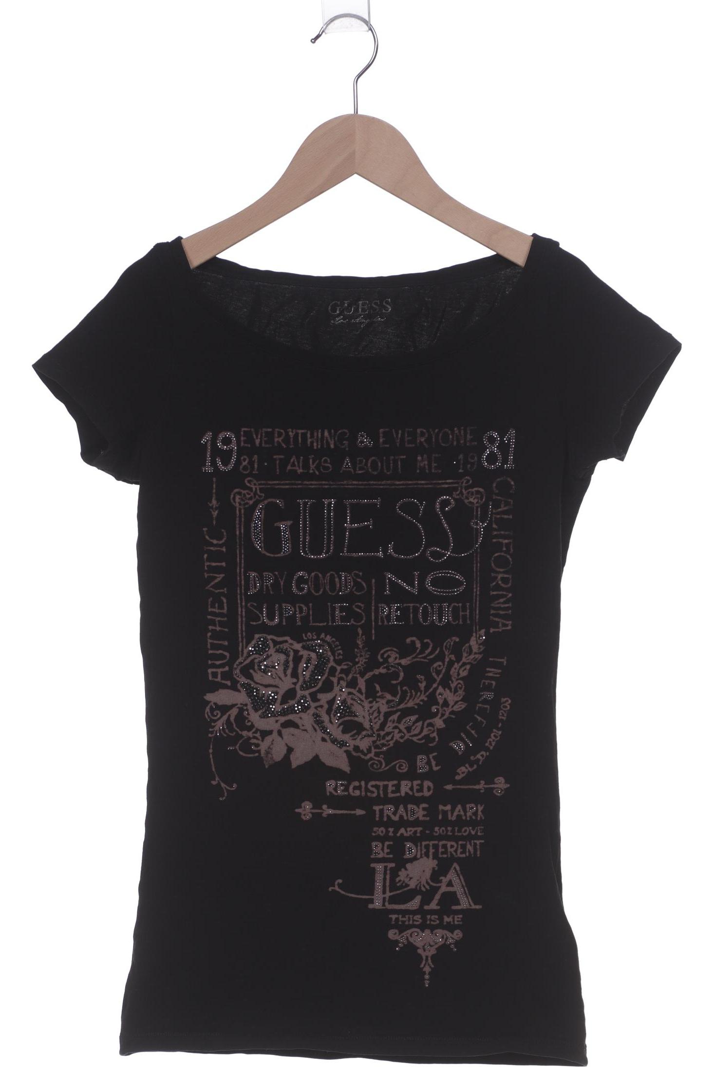 

Guess Damen T-Shirt, schwarz, Gr. 36