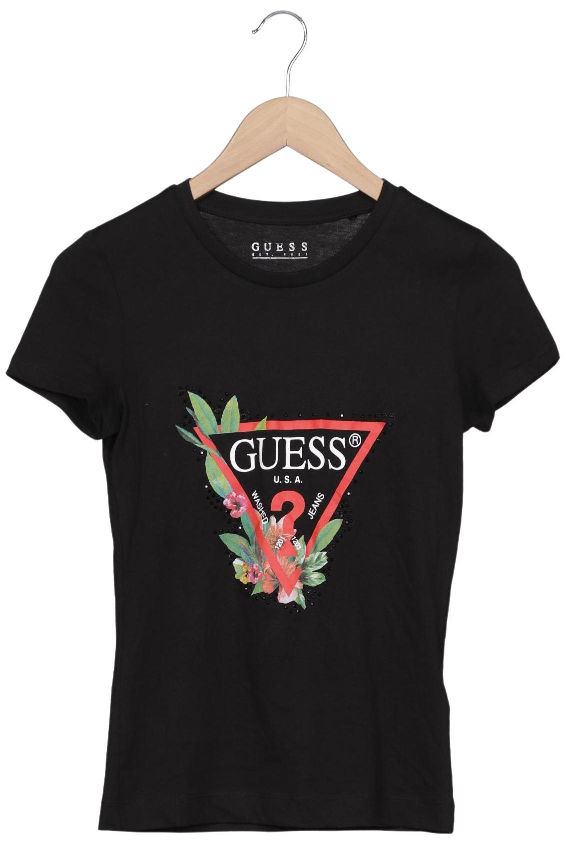 

Guess Damen T-Shirt, schwarz, Gr. 38