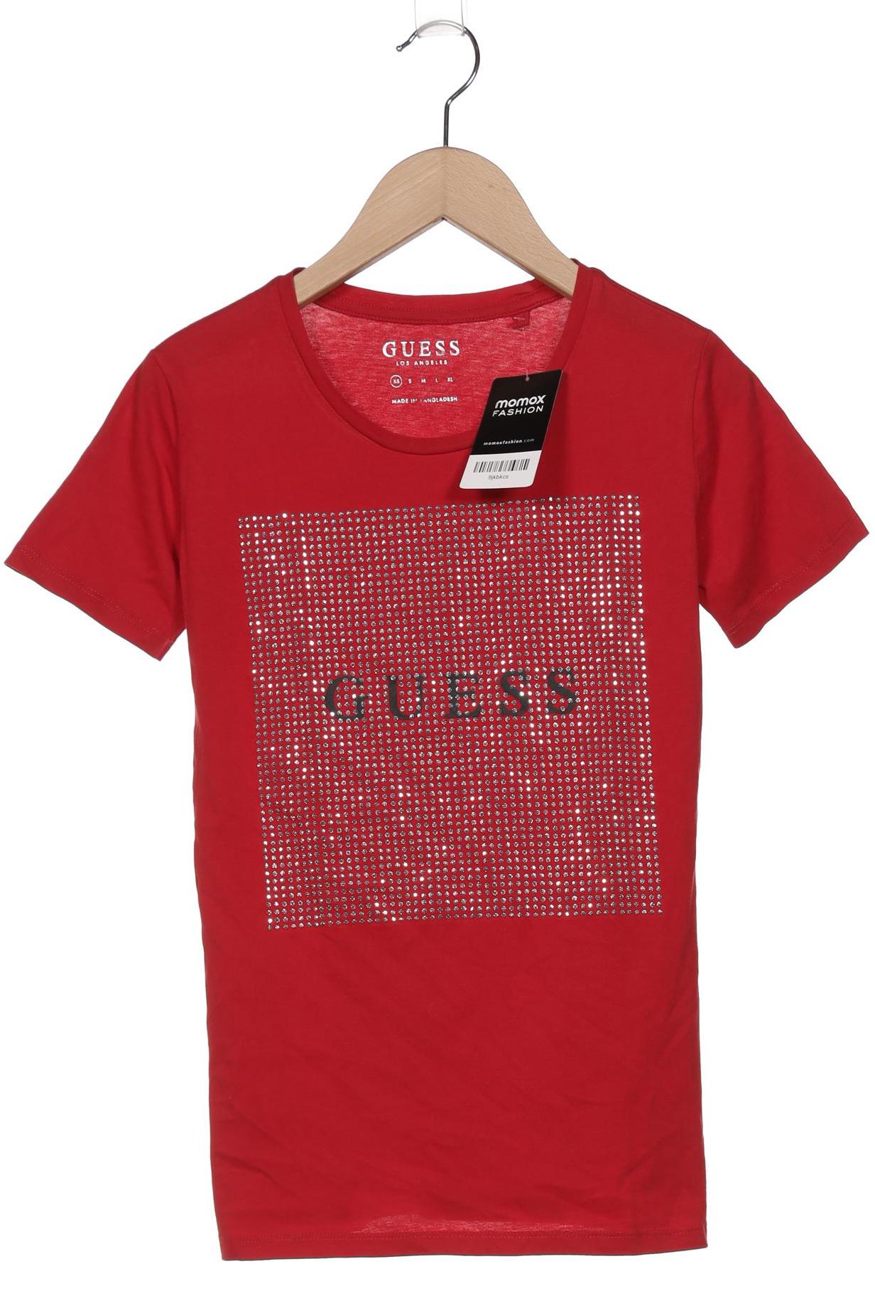 

Guess Damen T-Shirt, rot, Gr. 34