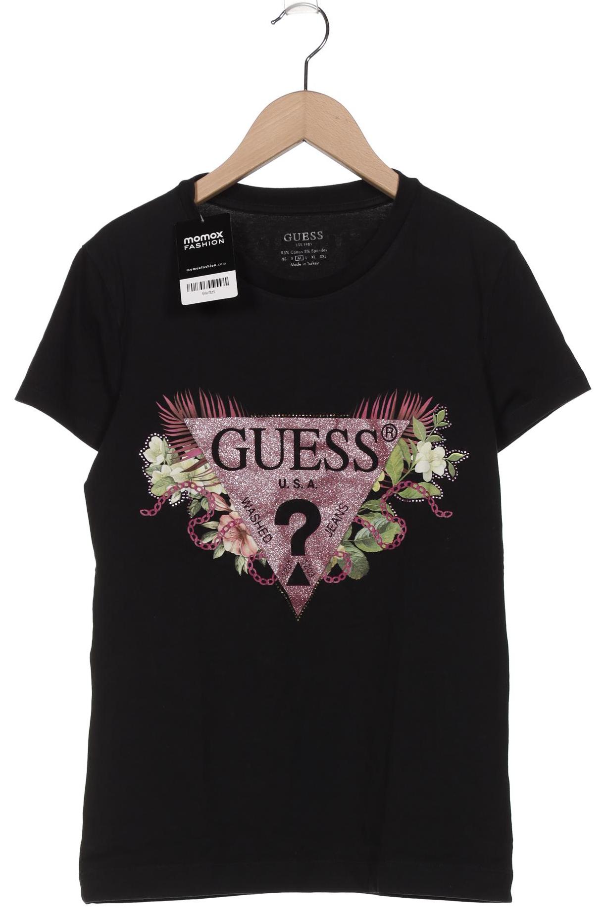 

Guess Damen T-Shirt, schwarz, Gr. 38