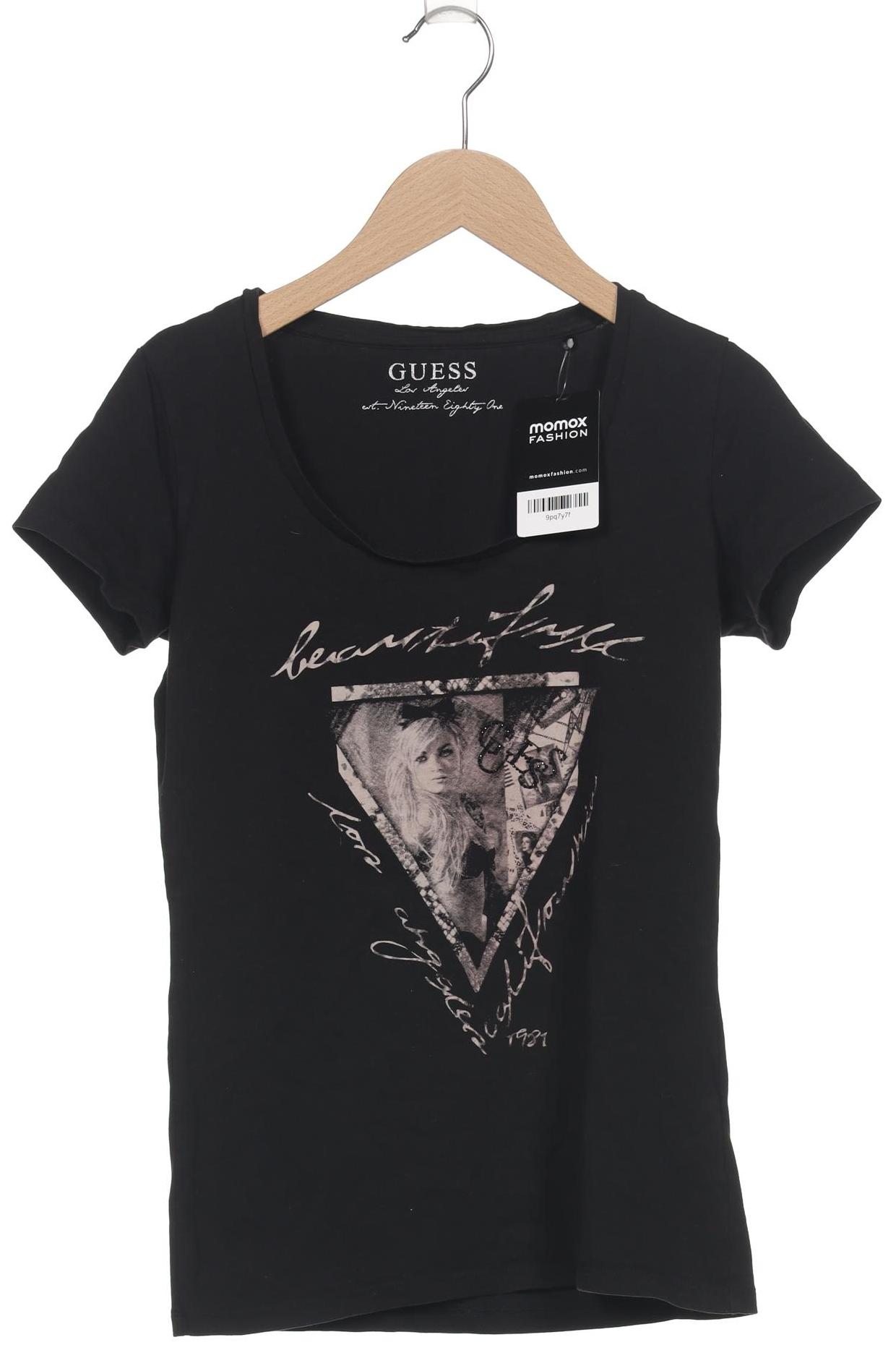 

Guess Damen T-Shirt, schwarz, Gr. 38