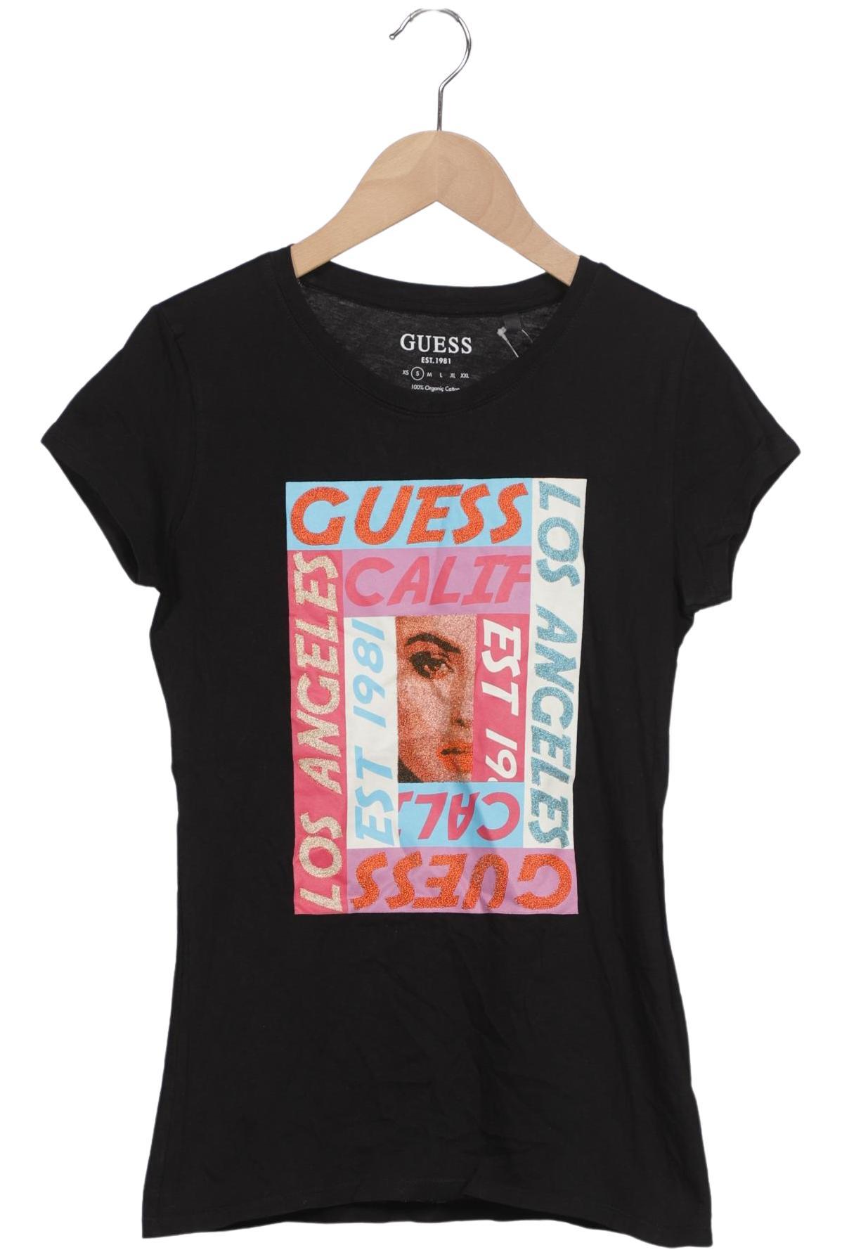 

Guess Damen T-Shirt, schwarz, Gr. 36