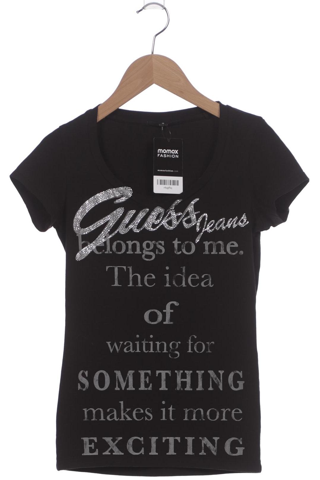 

Guess Damen T-Shirt, schwarz, Gr. 36