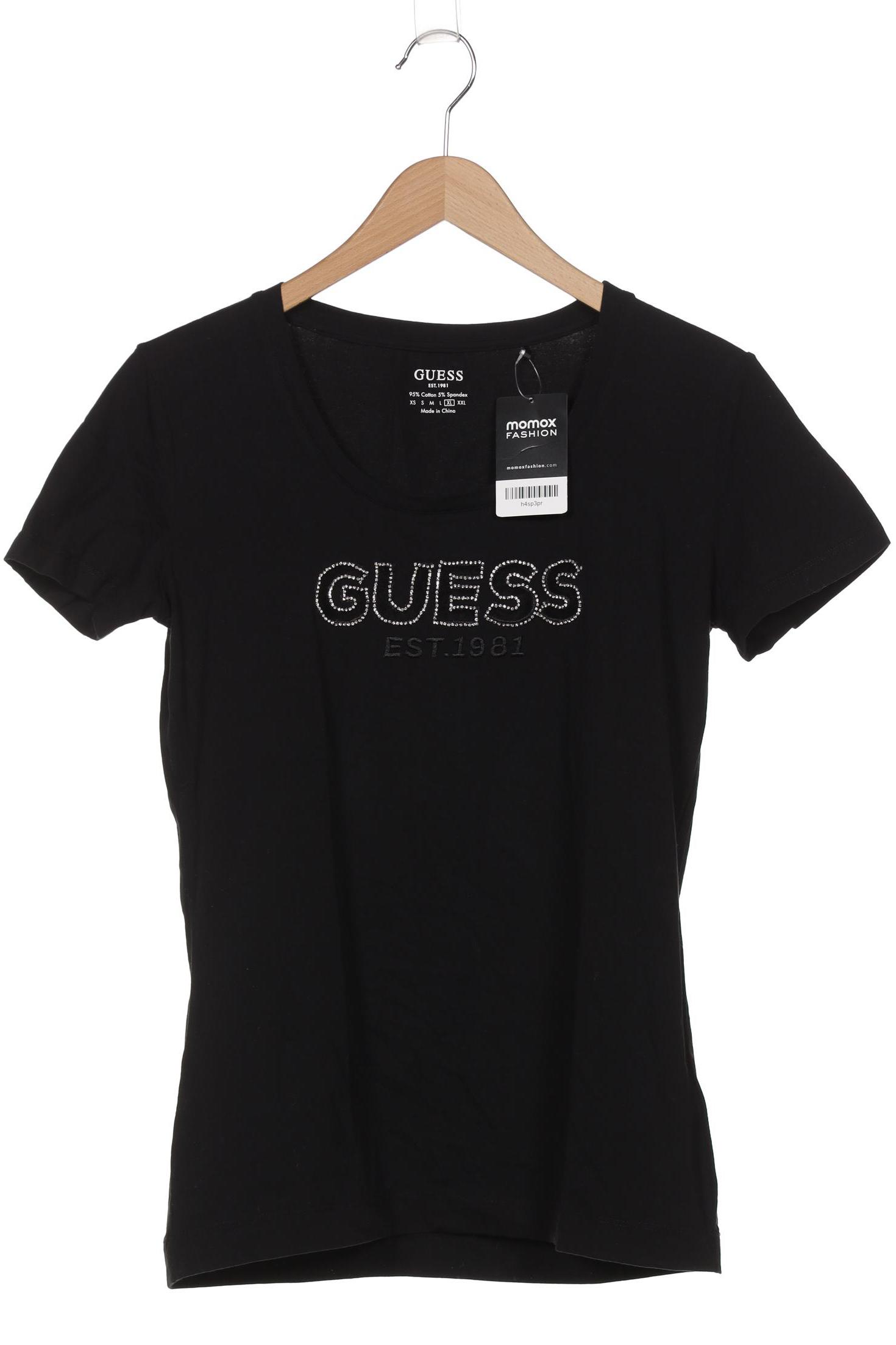 

Guess Damen T-Shirt, schwarz, Gr. 44