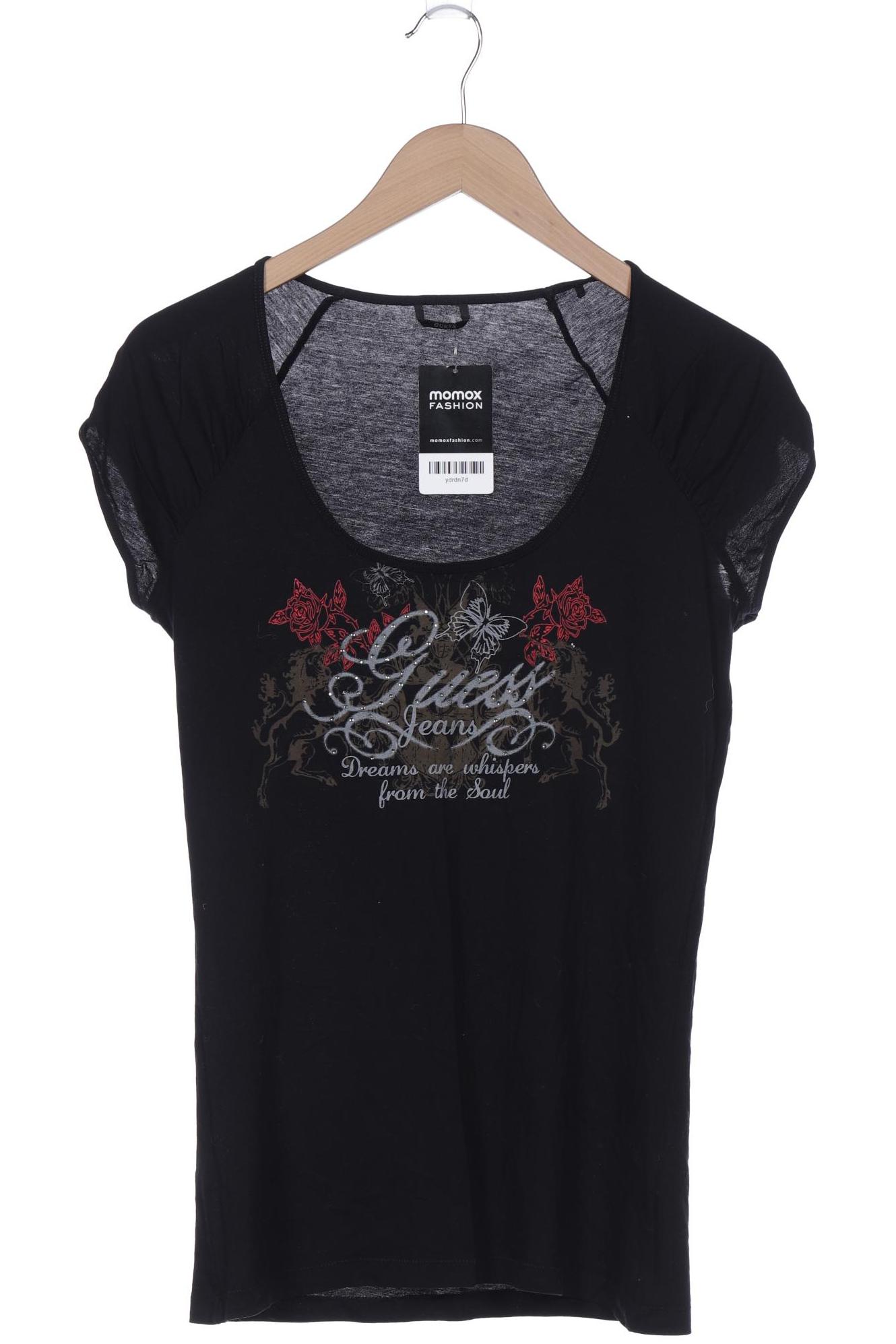 

Guess Damen T-Shirt, schwarz, Gr. 38