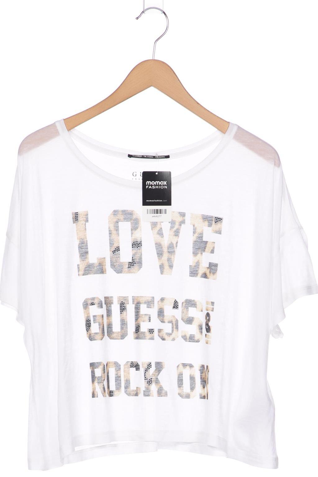 

Guess Damen T-Shirt, weiß, Gr. 36