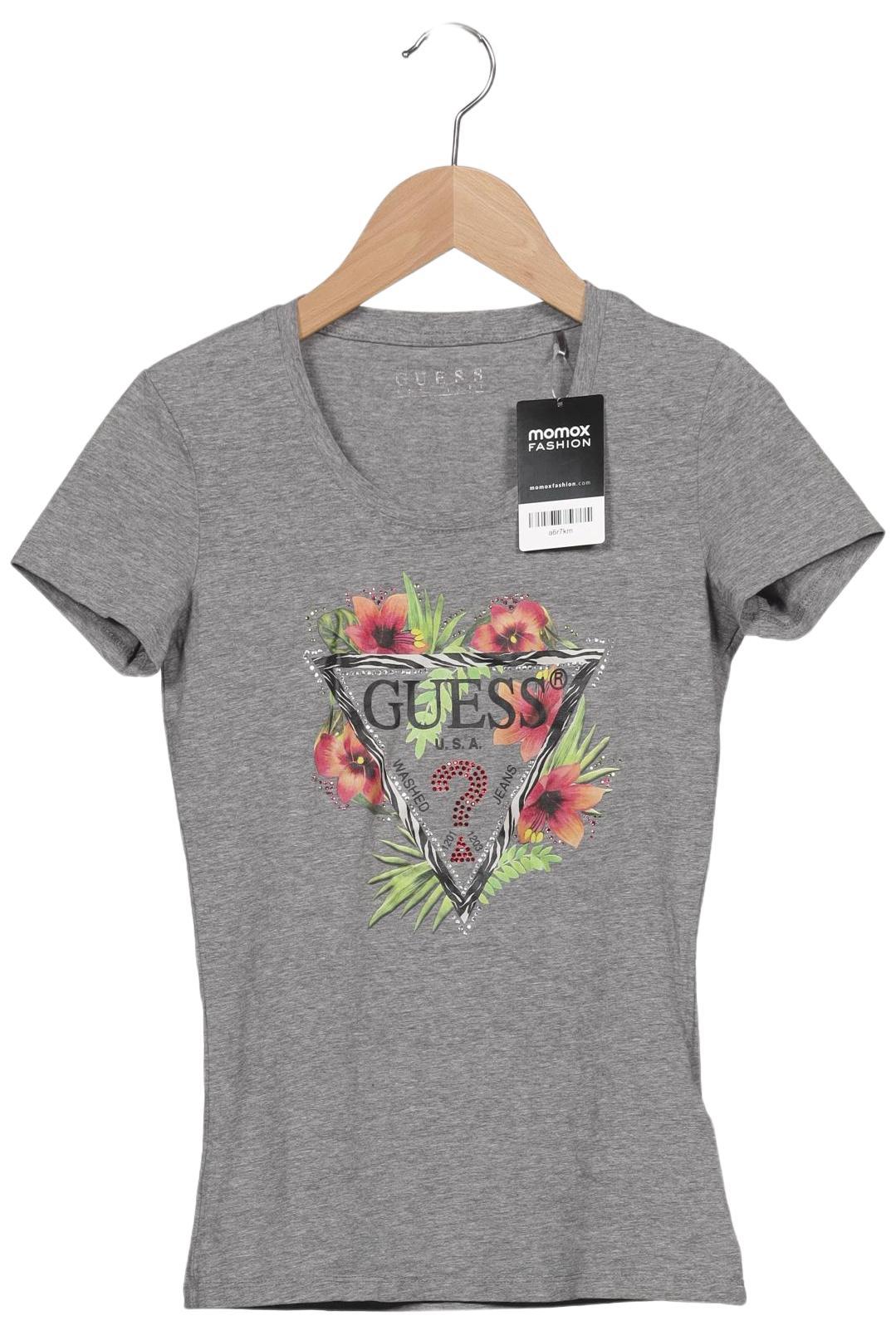 

Guess Damen T-Shirt, grau, Gr. 34