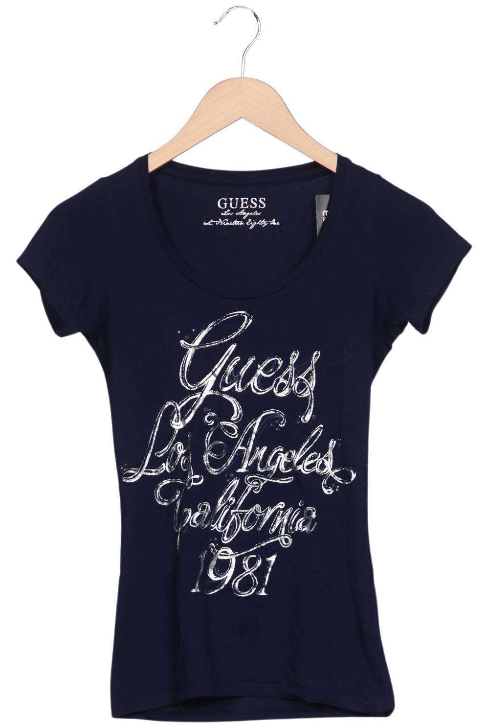

Guess Damen T-Shirt, marineblau, Gr. 32