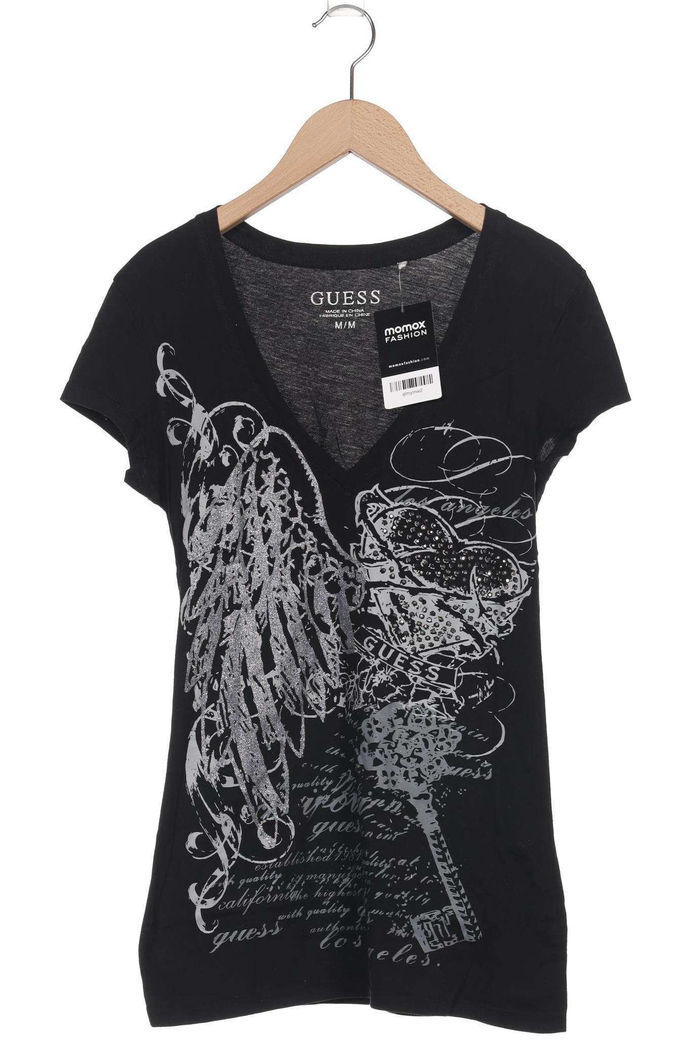 

Guess Damen T-Shirt, schwarz, Gr. 38