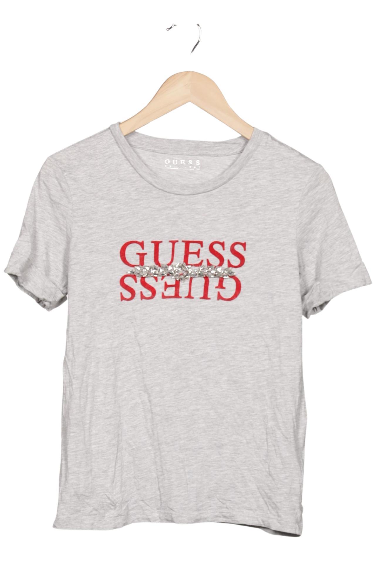 

Guess Damen T-Shirt, grau, Gr. 36