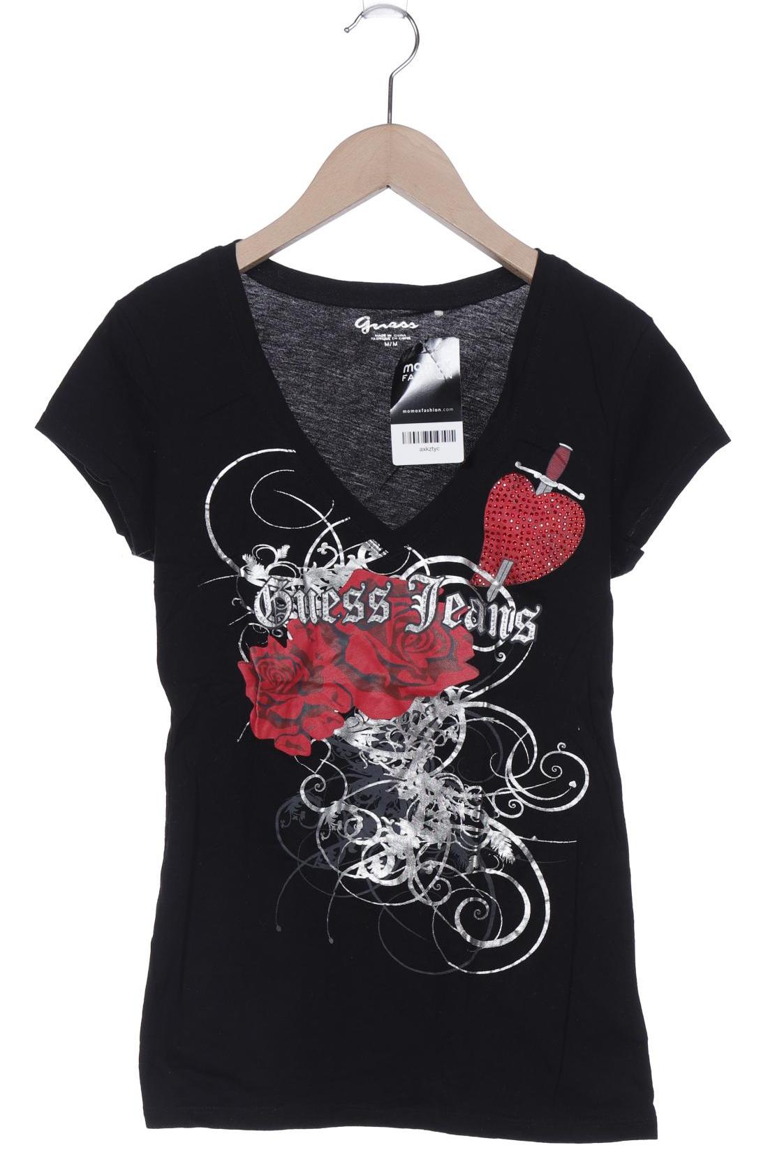 

Guess Damen T-Shirt, schwarz, Gr. 38