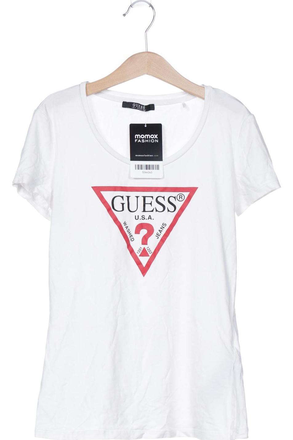 

Guess Damen T-Shirt, weiß, Gr. 34