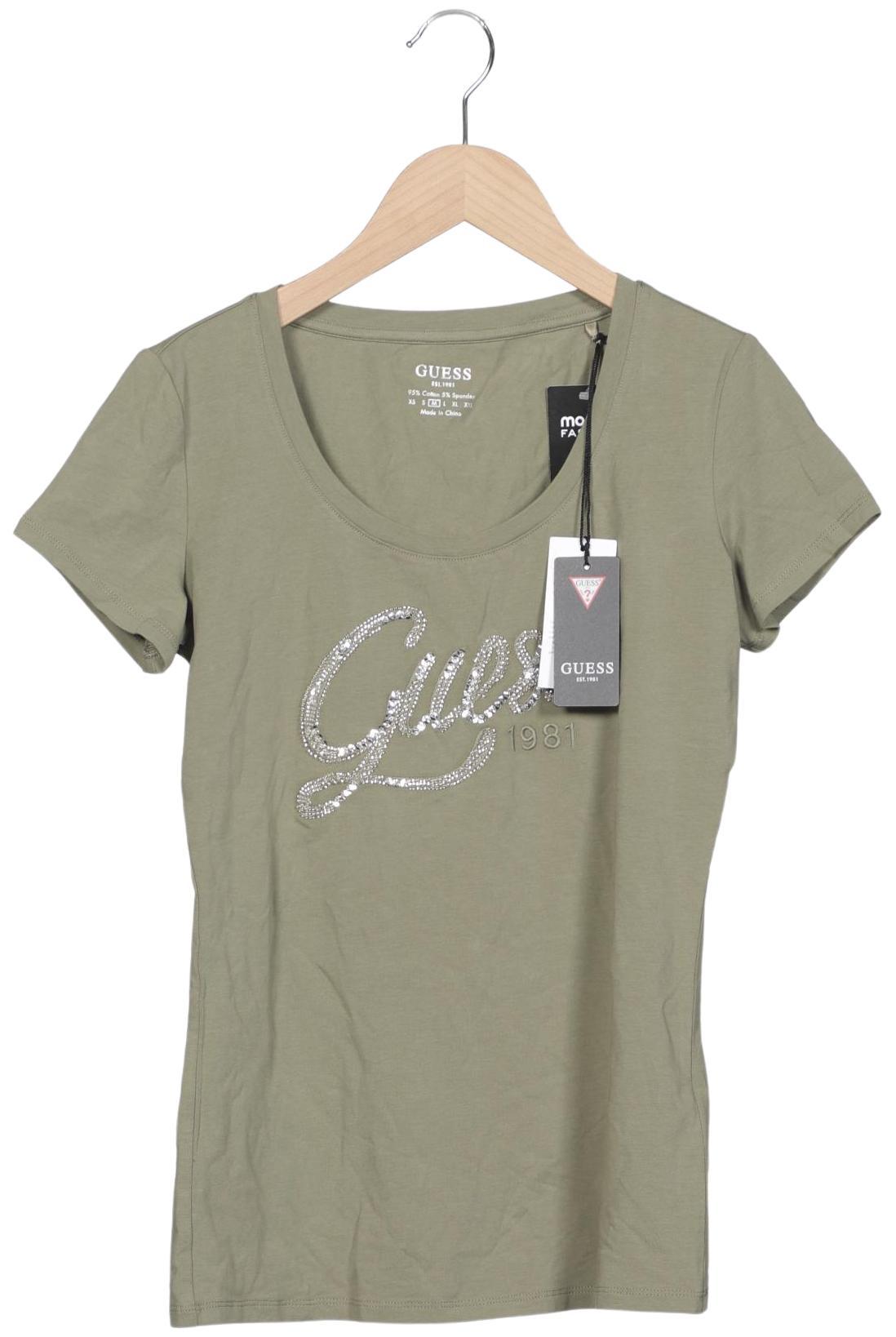 

Guess Damen T-Shirt, grün, Gr. 38