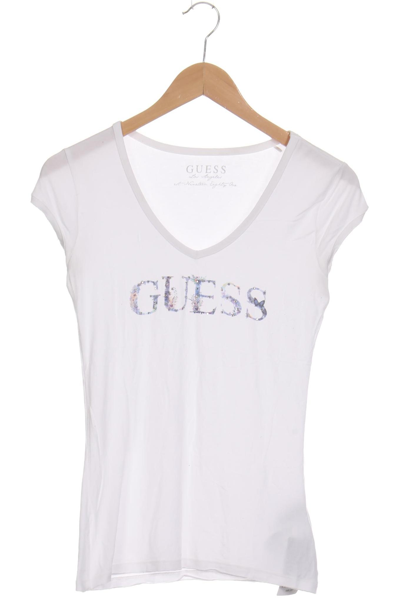 

Guess Damen T-Shirt, weiß, Gr. 40