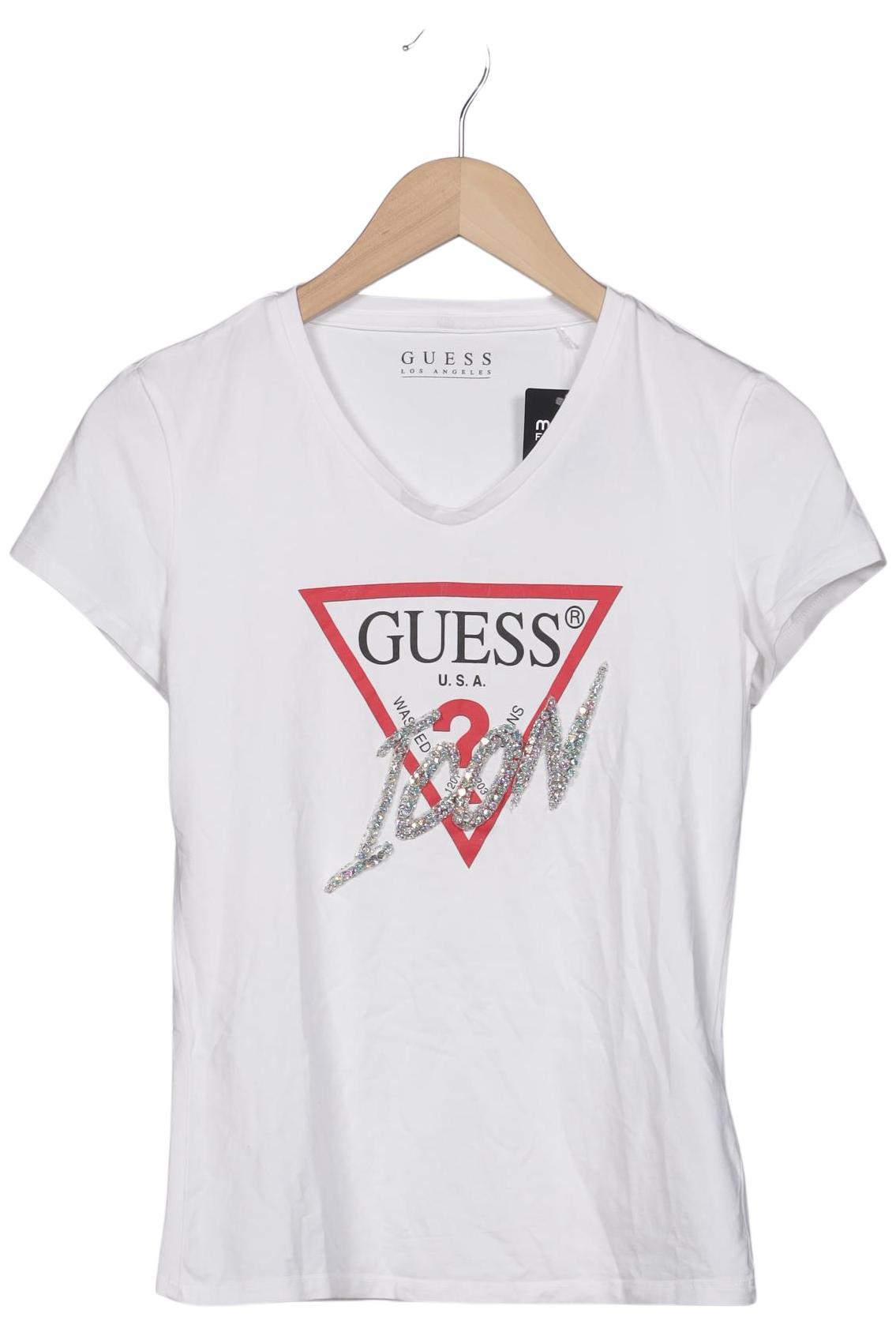 

Guess Damen T-Shirt, weiß, Gr. 38