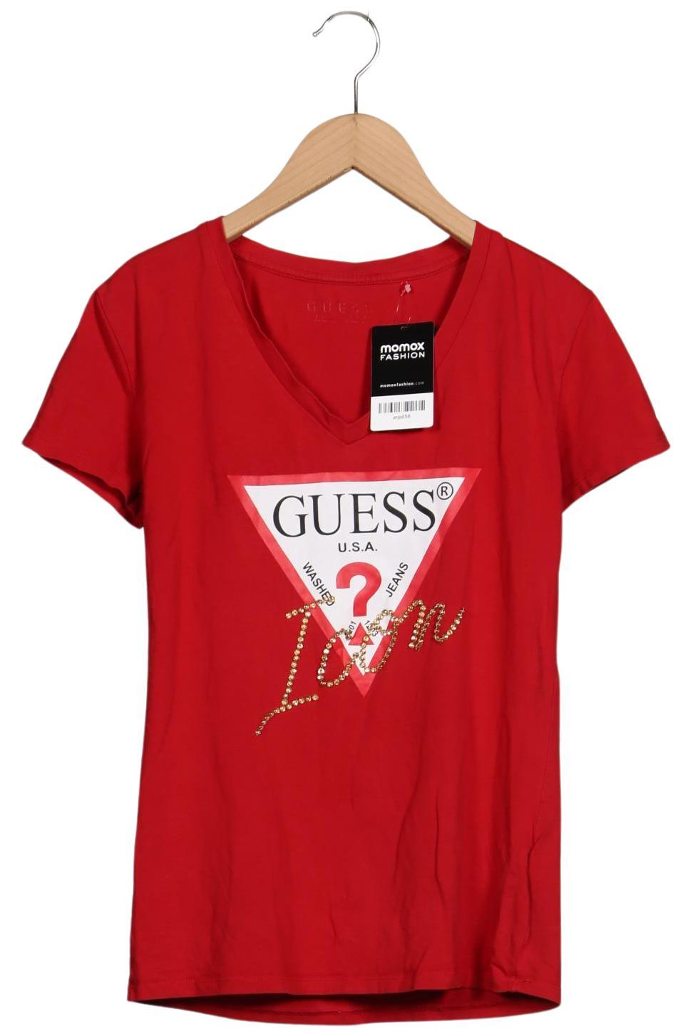 

Guess Damen T-Shirt, rot, Gr. 42