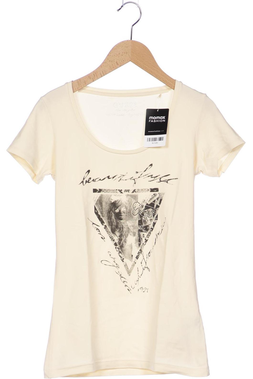 

Guess Damen T-Shirt, cremeweiß, Gr. 38