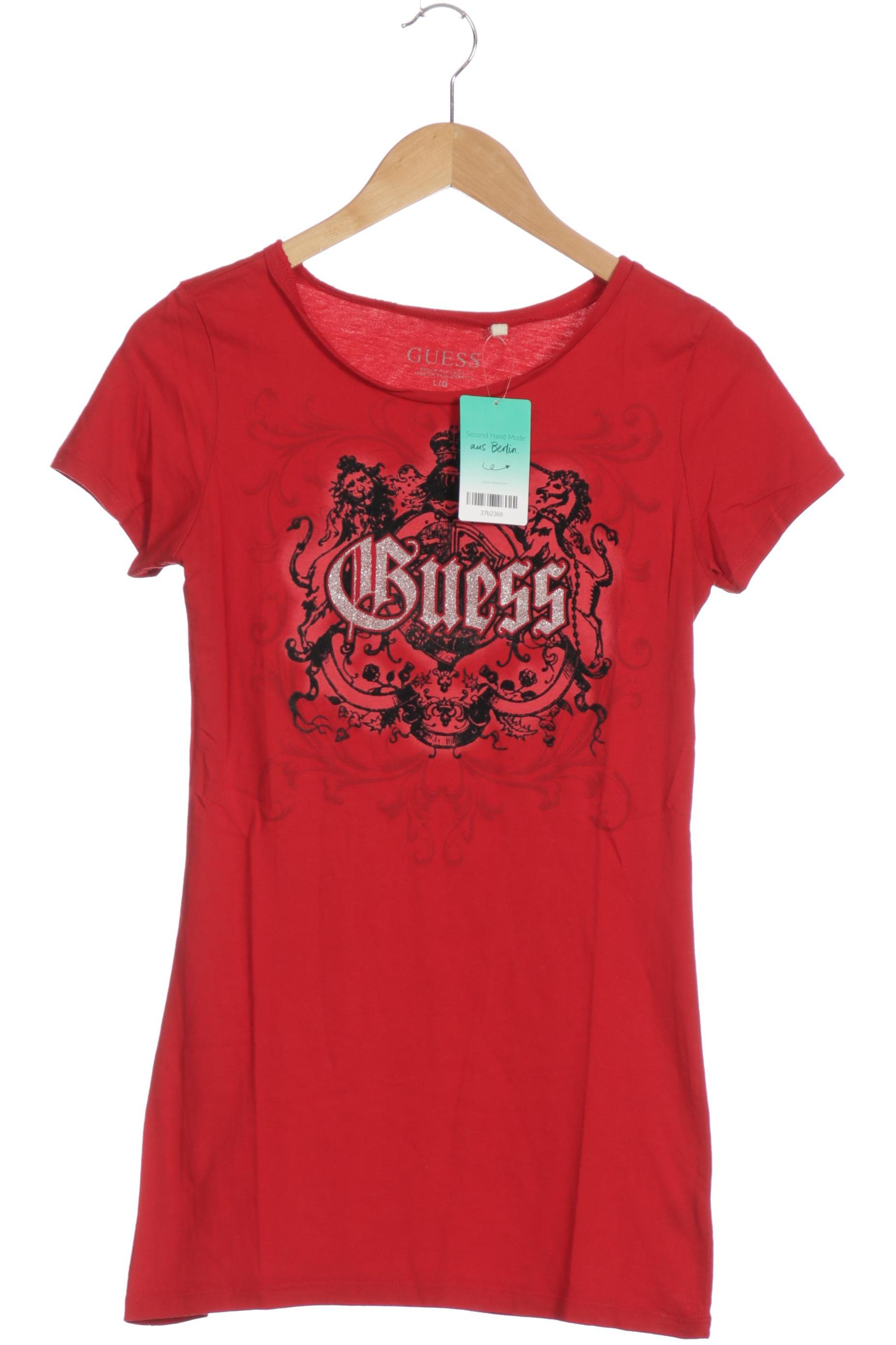 

Guess Damen T-Shirt, rot, Gr. 42