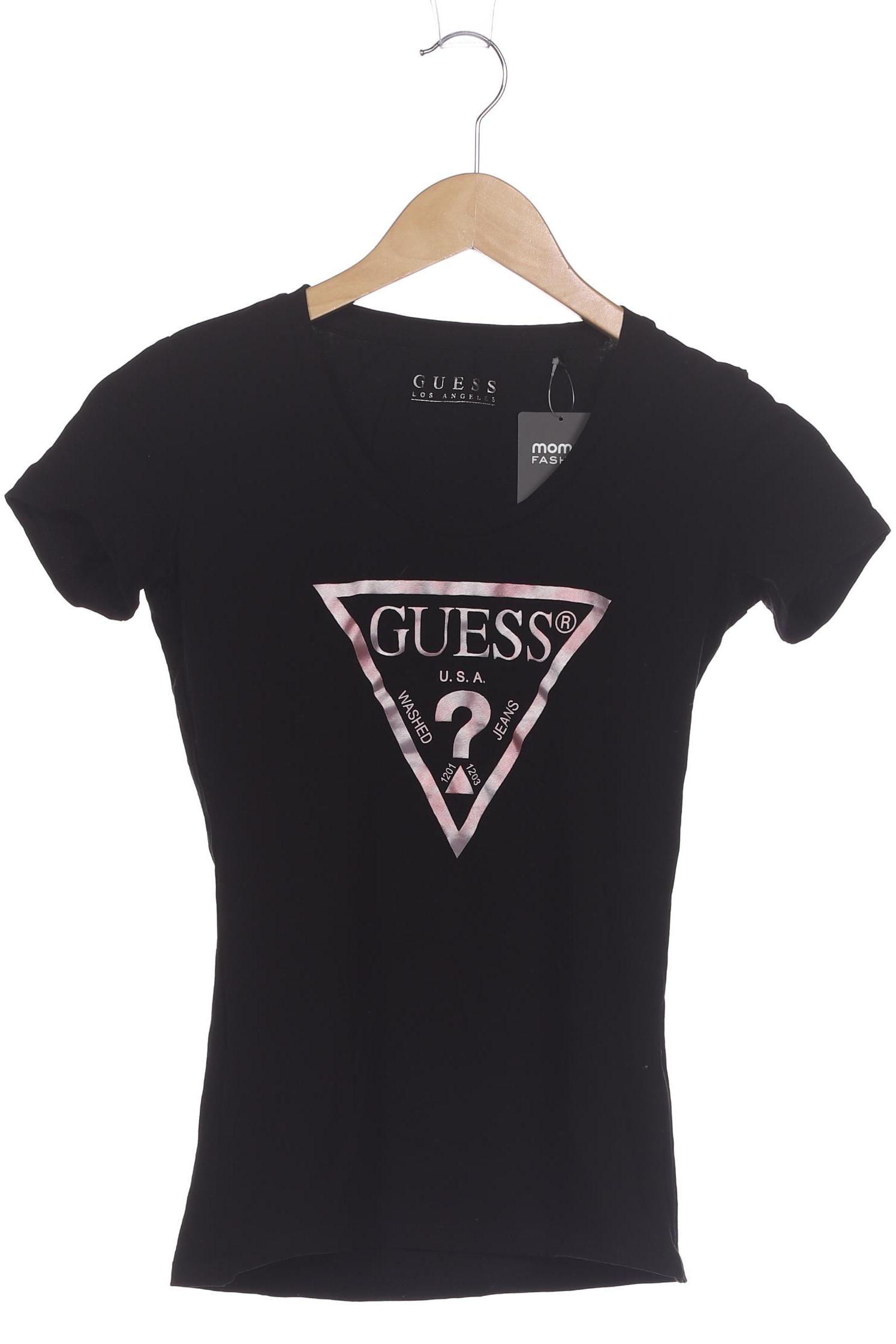 

Guess Damen T-Shirt, schwarz, Gr. 34