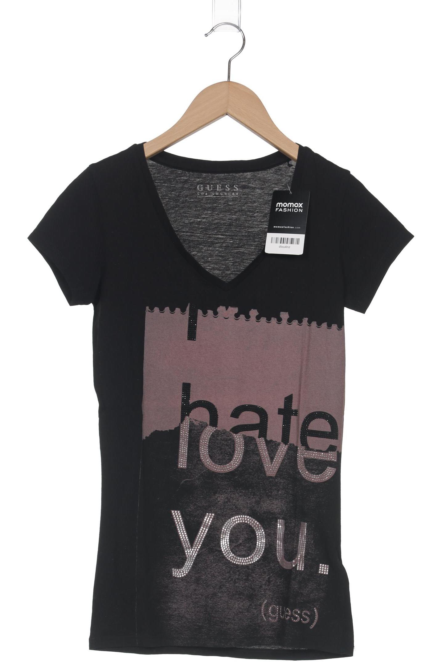 

Guess Damen T-Shirt, schwarz, Gr. 32