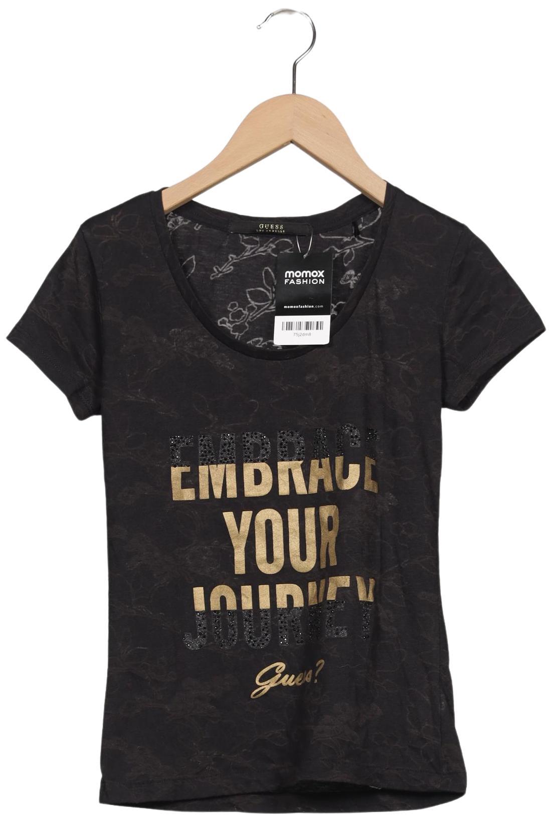 

Guess Damen T-Shirt, schwarz, Gr. 34