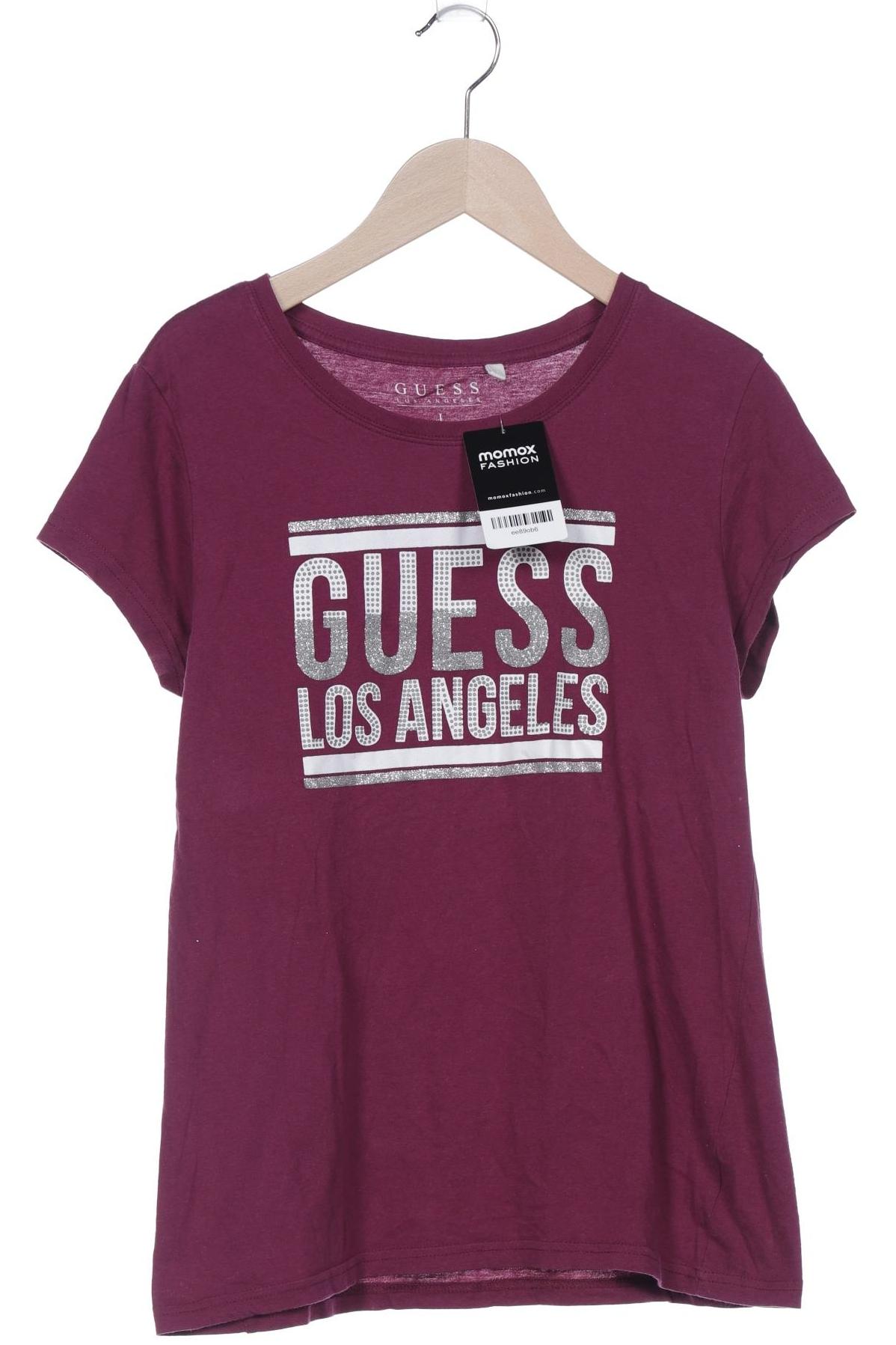 

Guess Damen T-Shirt, bordeaux, Gr. 42