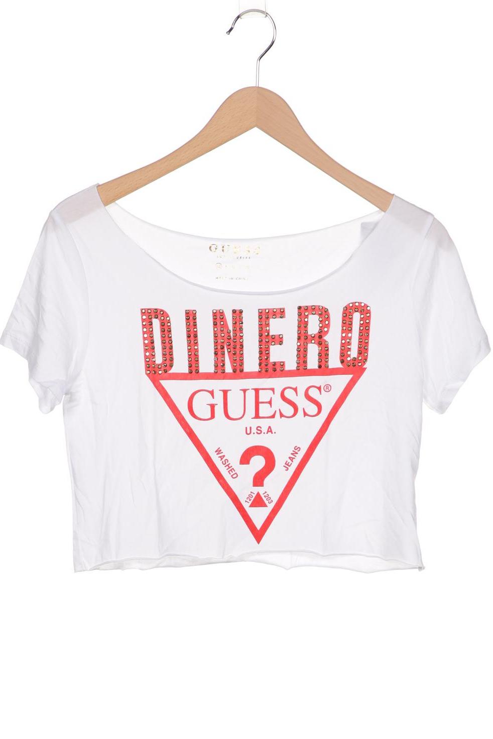 

GUESS Damen T-Shirt, weiß