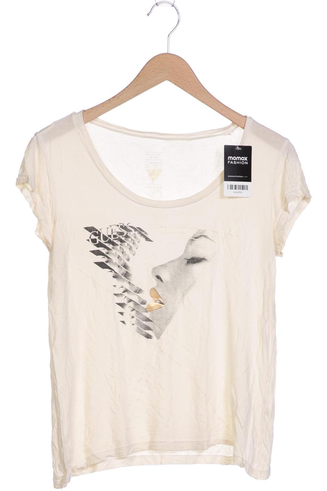

GUESS Damen T-Shirt, cremeweiß