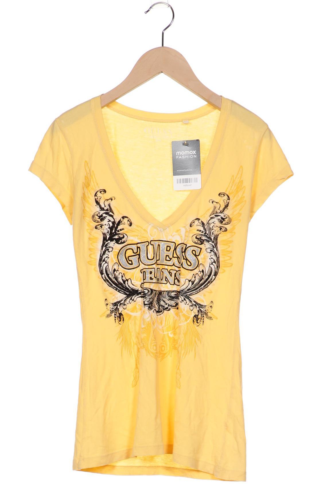 

GUESS Damen T-Shirt, gelb