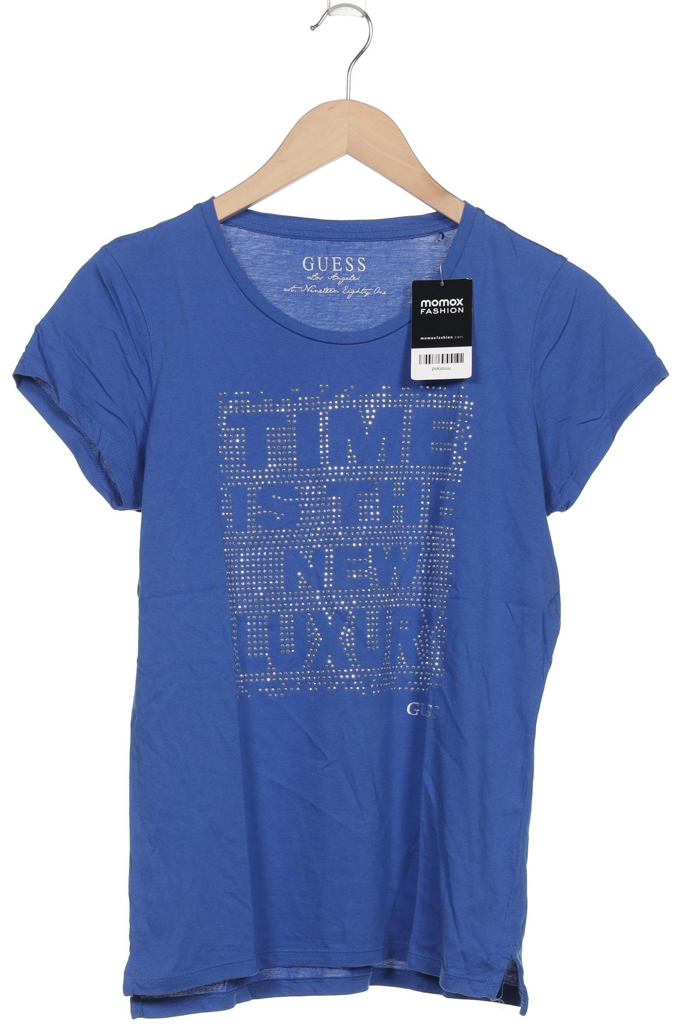 

Guess Damen T-Shirt, blau, Gr. 42