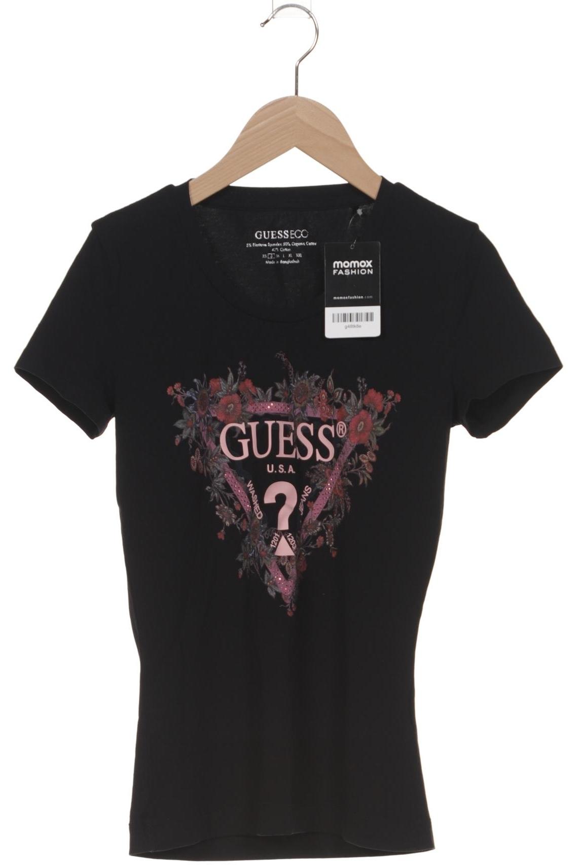 

Guess Damen T-Shirt, schwarz, Gr. 36